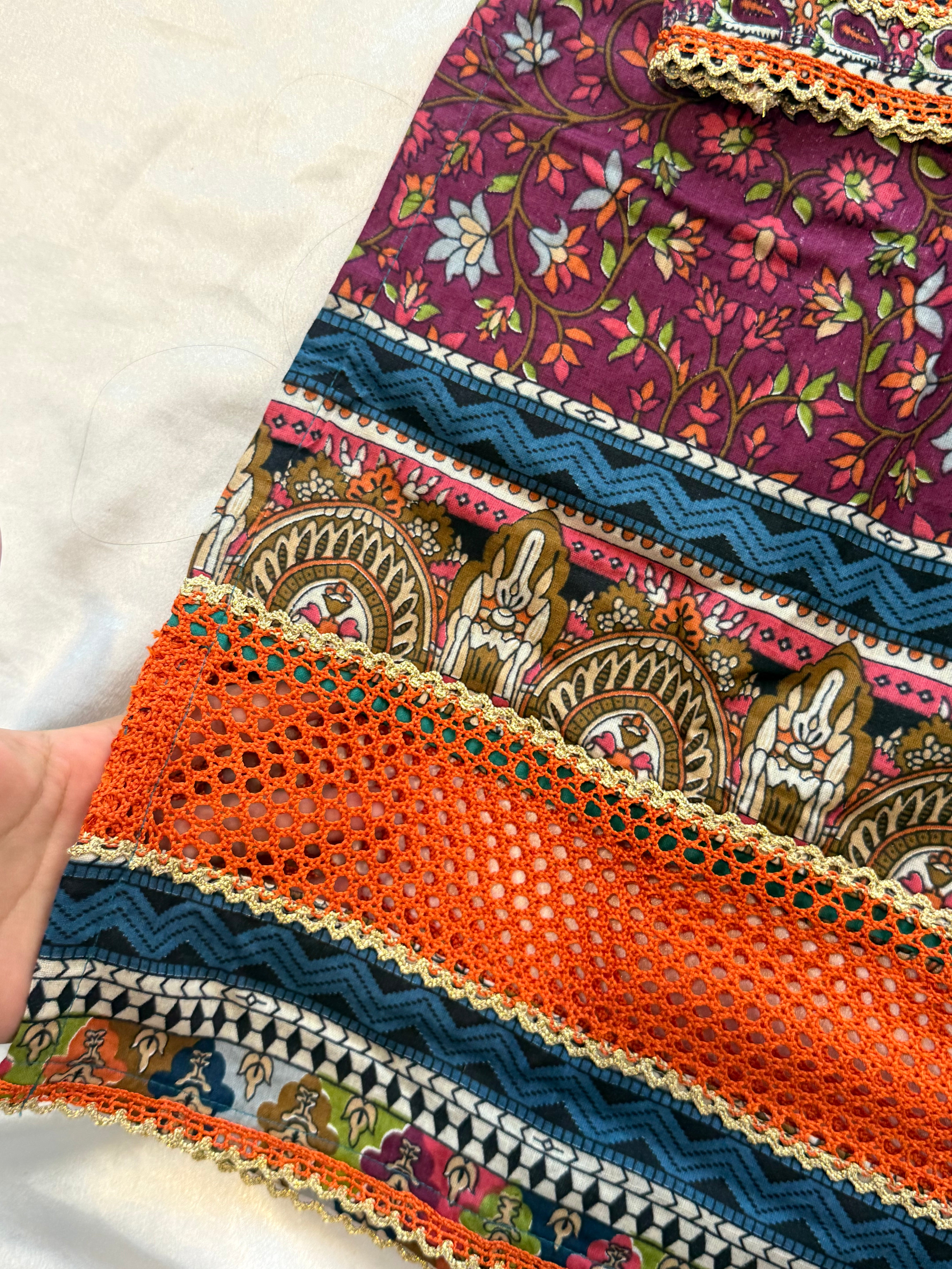 JAZMINE COTTON PATCH FARSHI SHALWAR SUIT