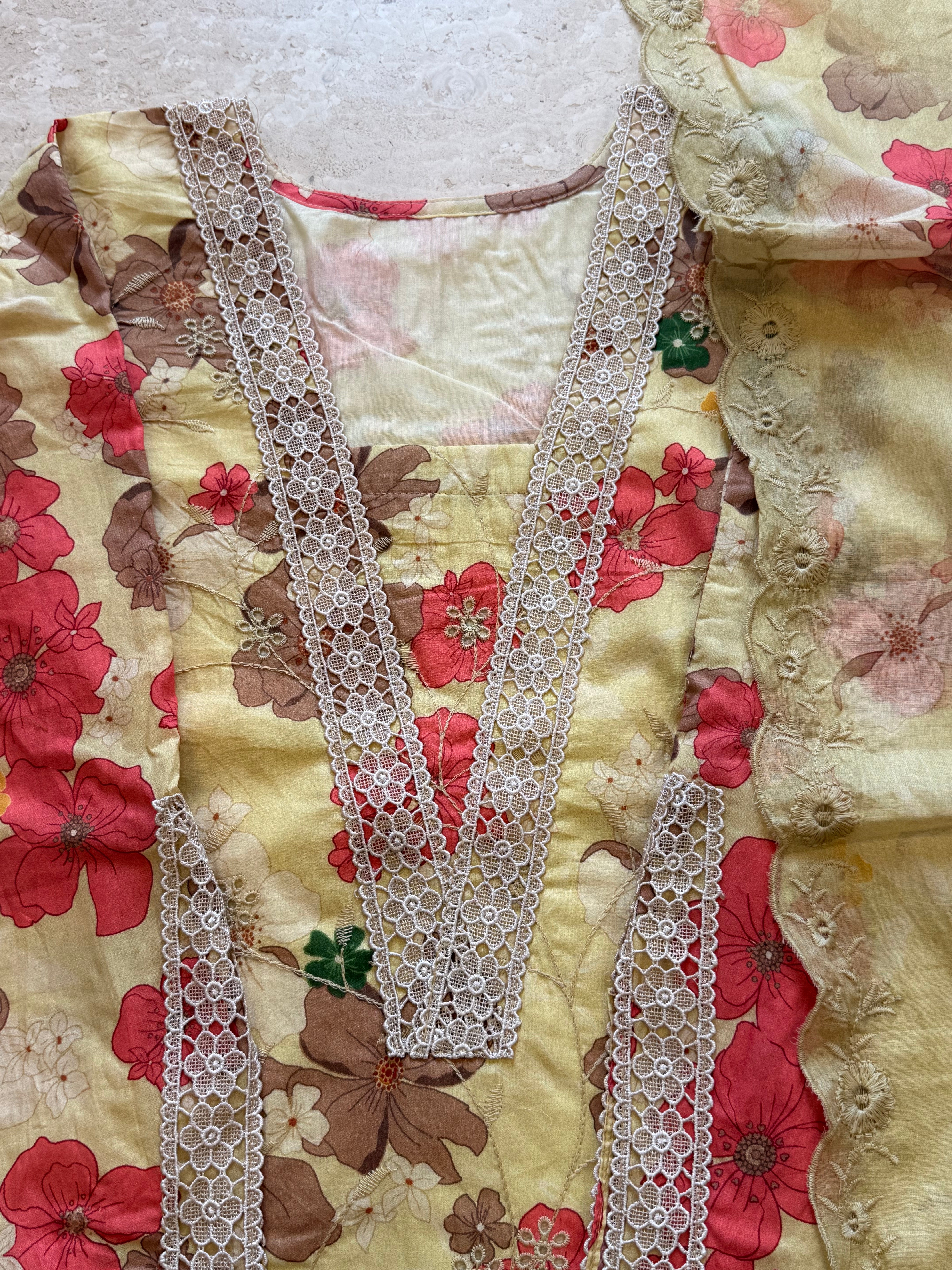 IZNIK COTTON READYMADE SUIT 2