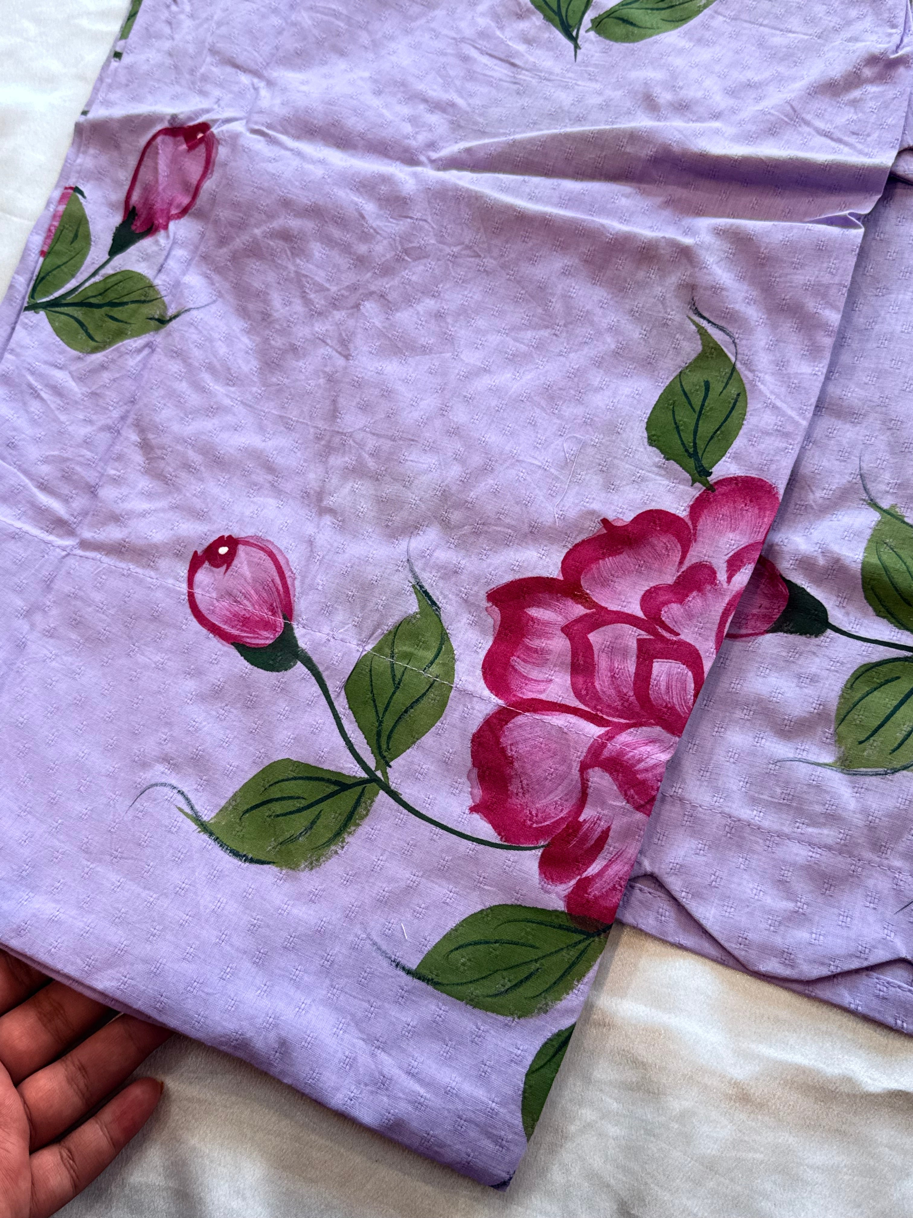 HAND PAINTED FARSHI SHALWAR SUIT 1
