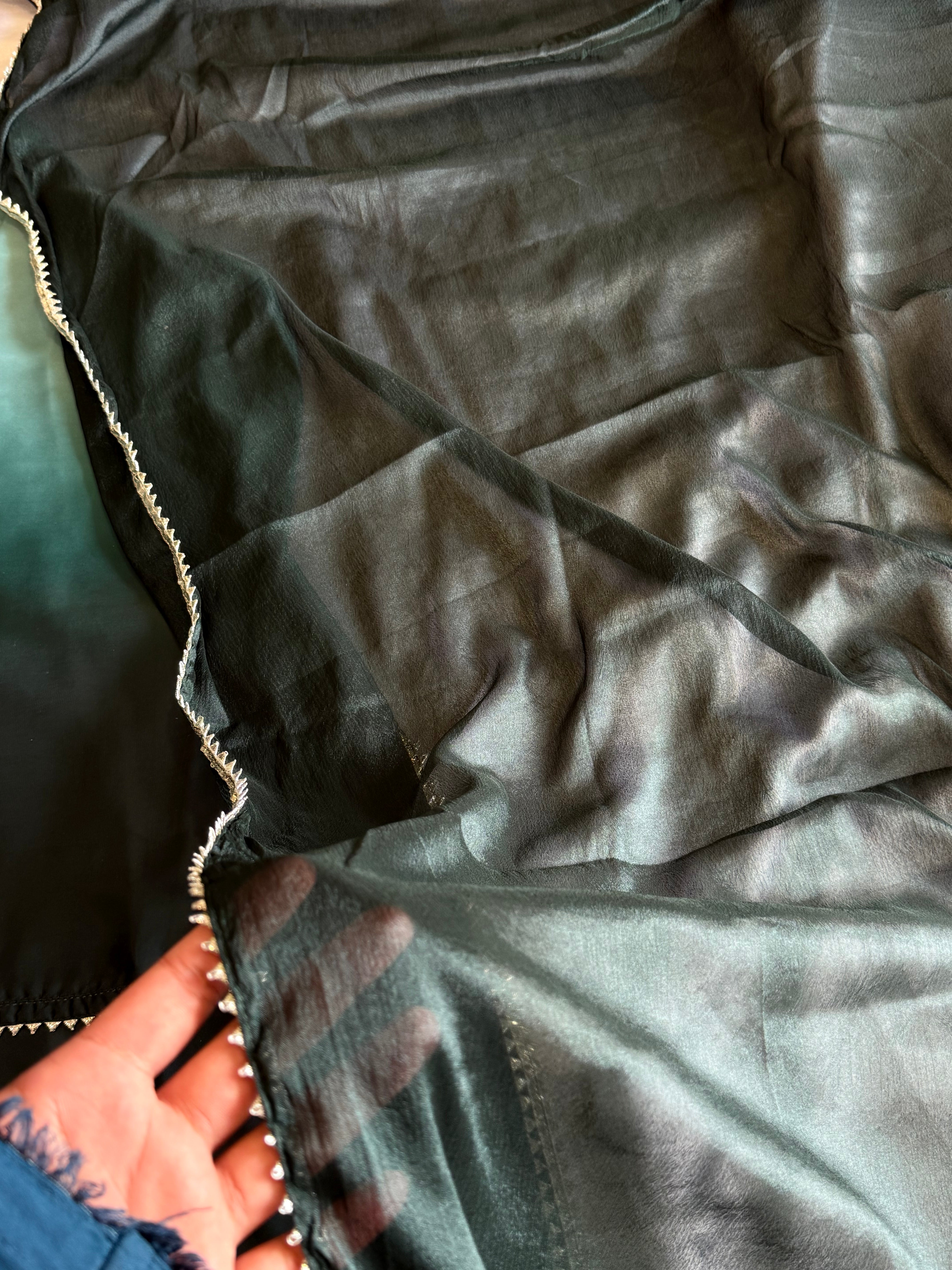 OMBRÉ FARSHI SHALWAR SUIT