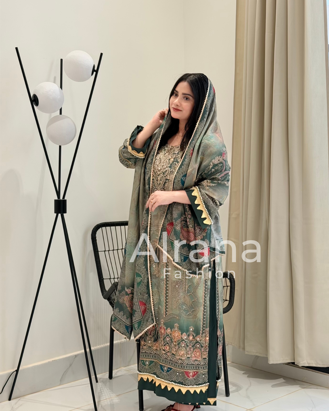 HARSHA MUSLIN READYMADE SUIT 7