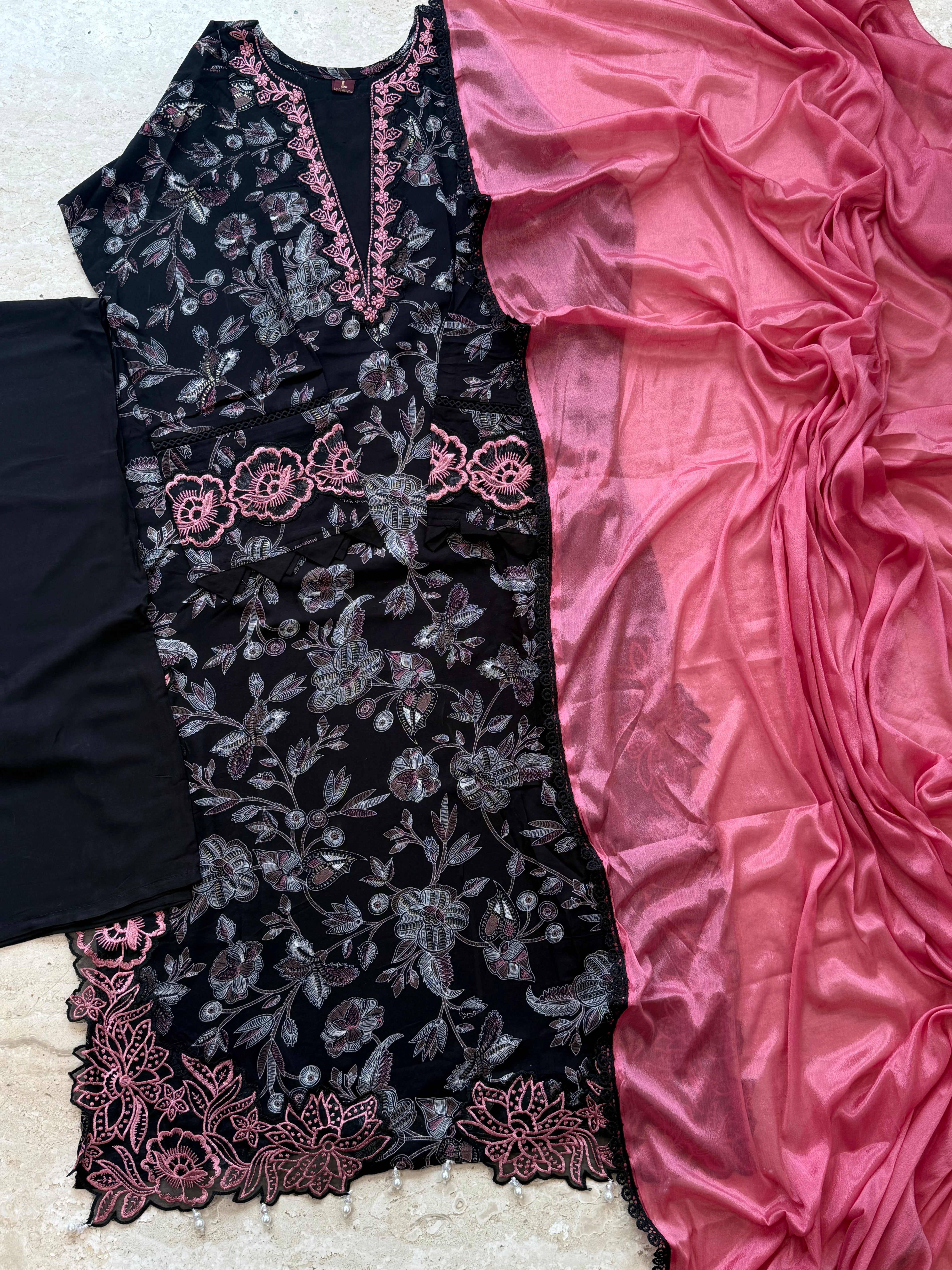 PURE LAWN CUTWORK READYMADE SUIT 3