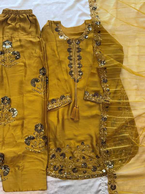 CHIFFON FARSHI SHALWAR SUIT 3