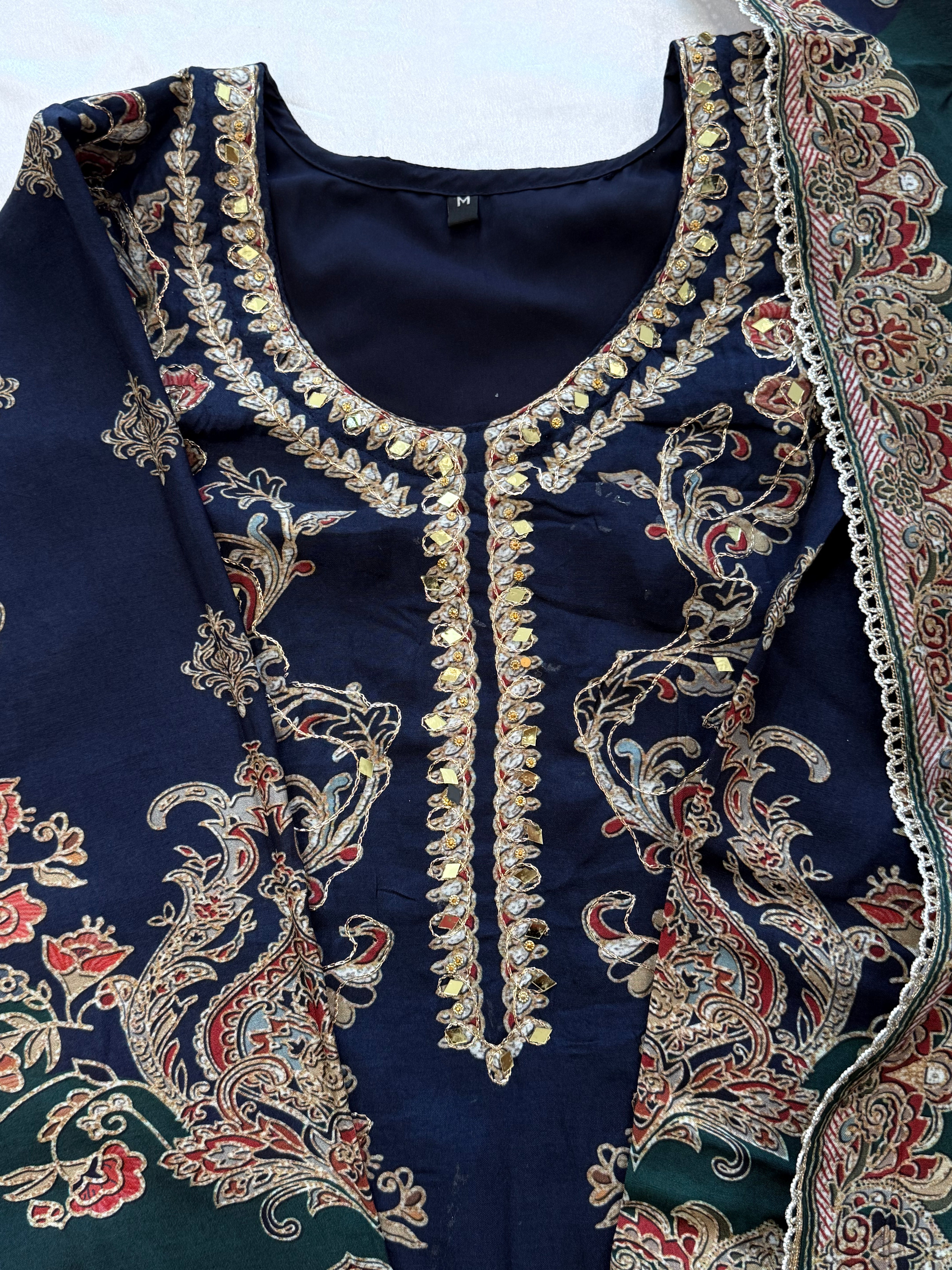 RAHI MUSLIN READYMADE SUIT 5