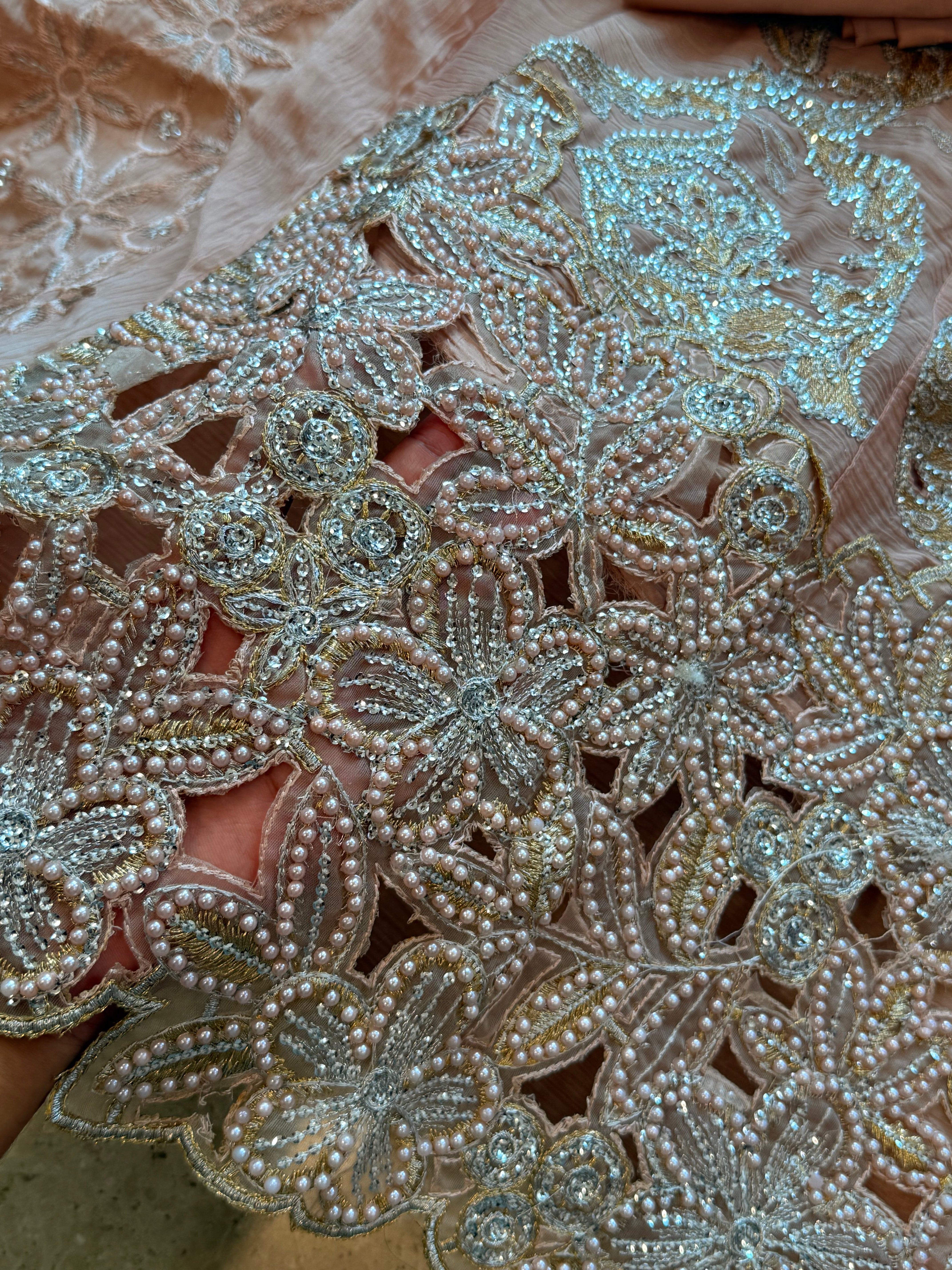 CHIFFON EMBROIDERY SUIT 2 Q