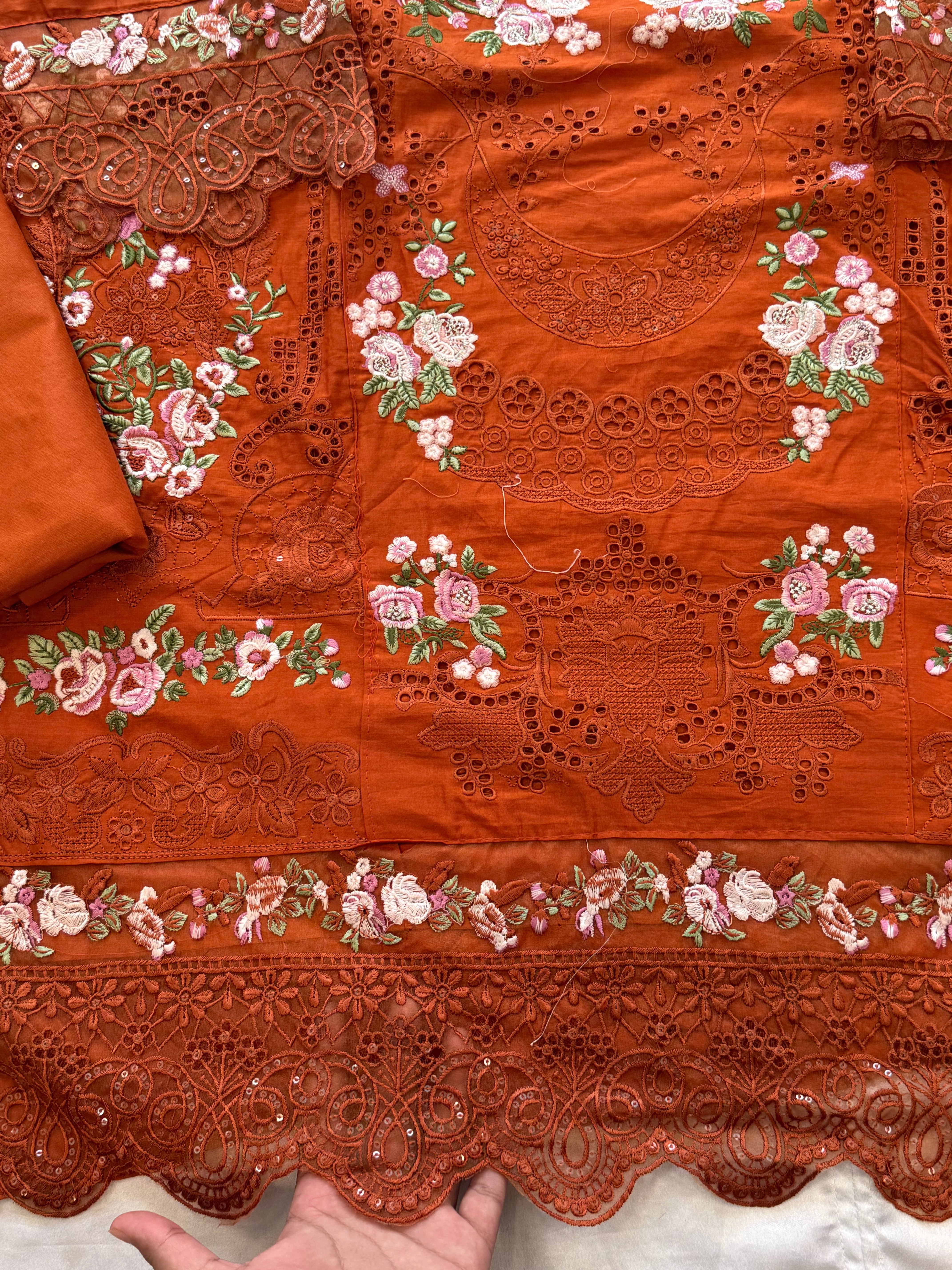 YUMNA COTTON EMBROIDERY SUIT 2 Q