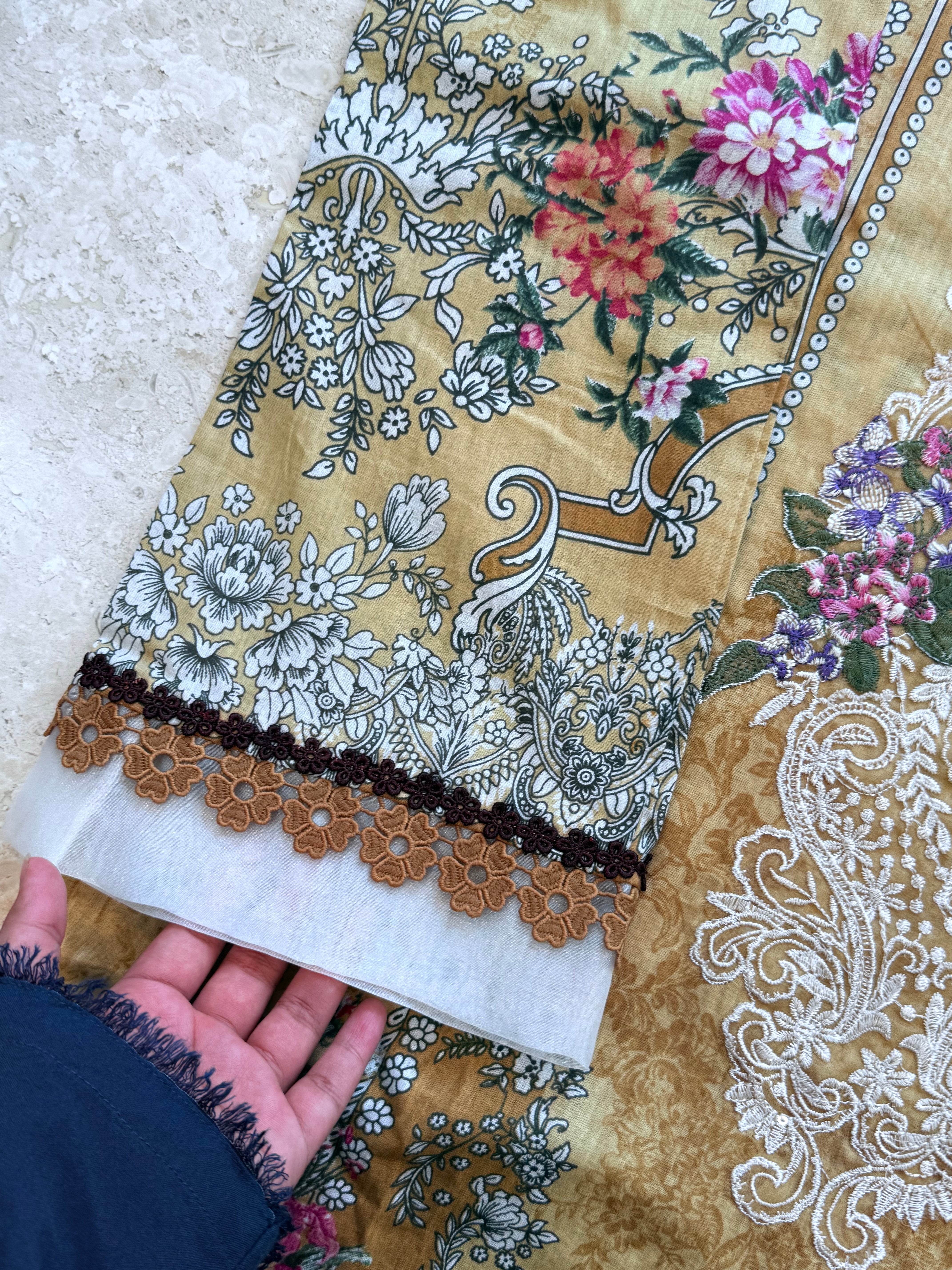 MUSTERED PATCH READYMADE SUIT