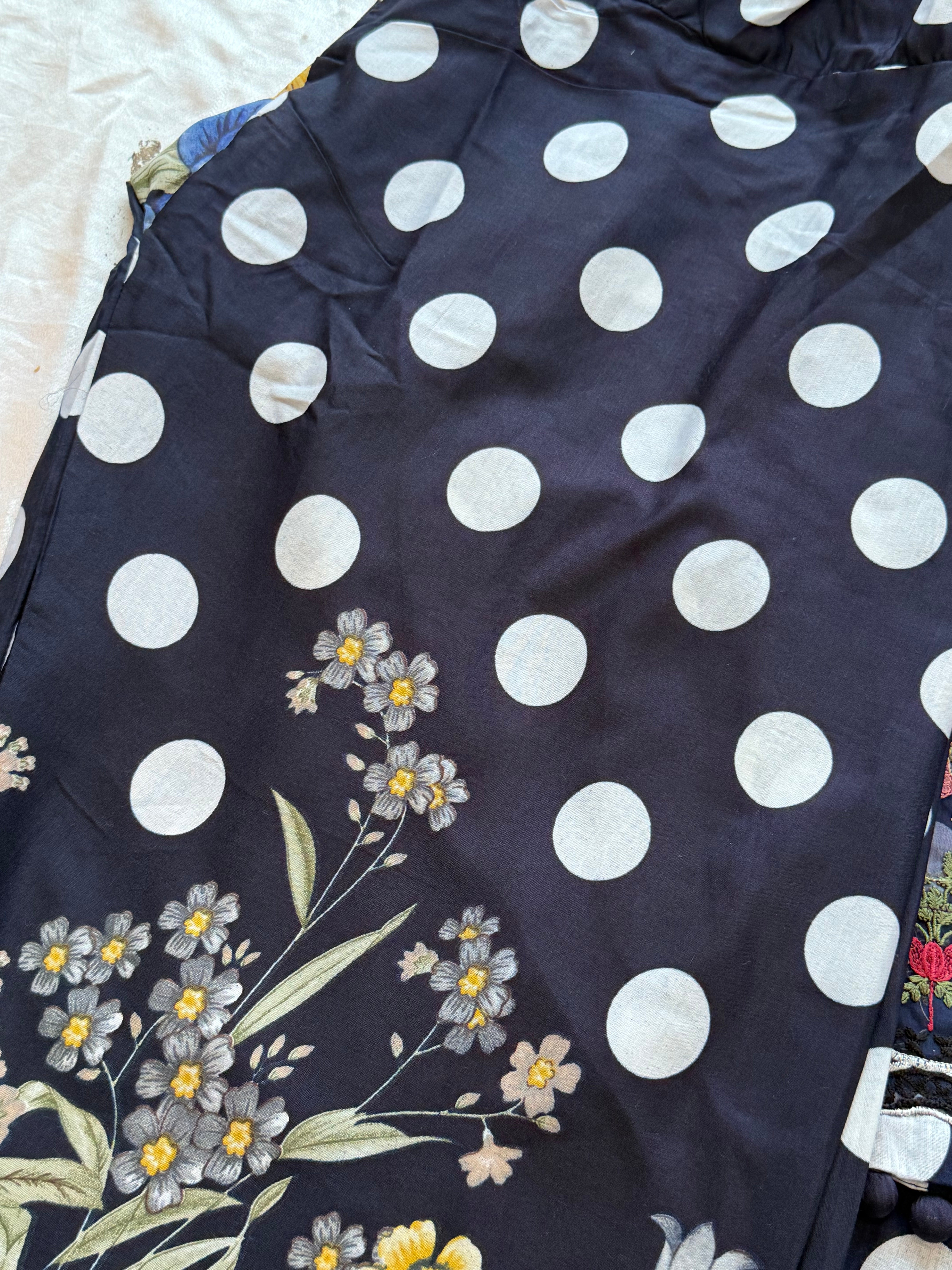 POLKA DOT PATCH FARSHI SHALWAR SUIT 4