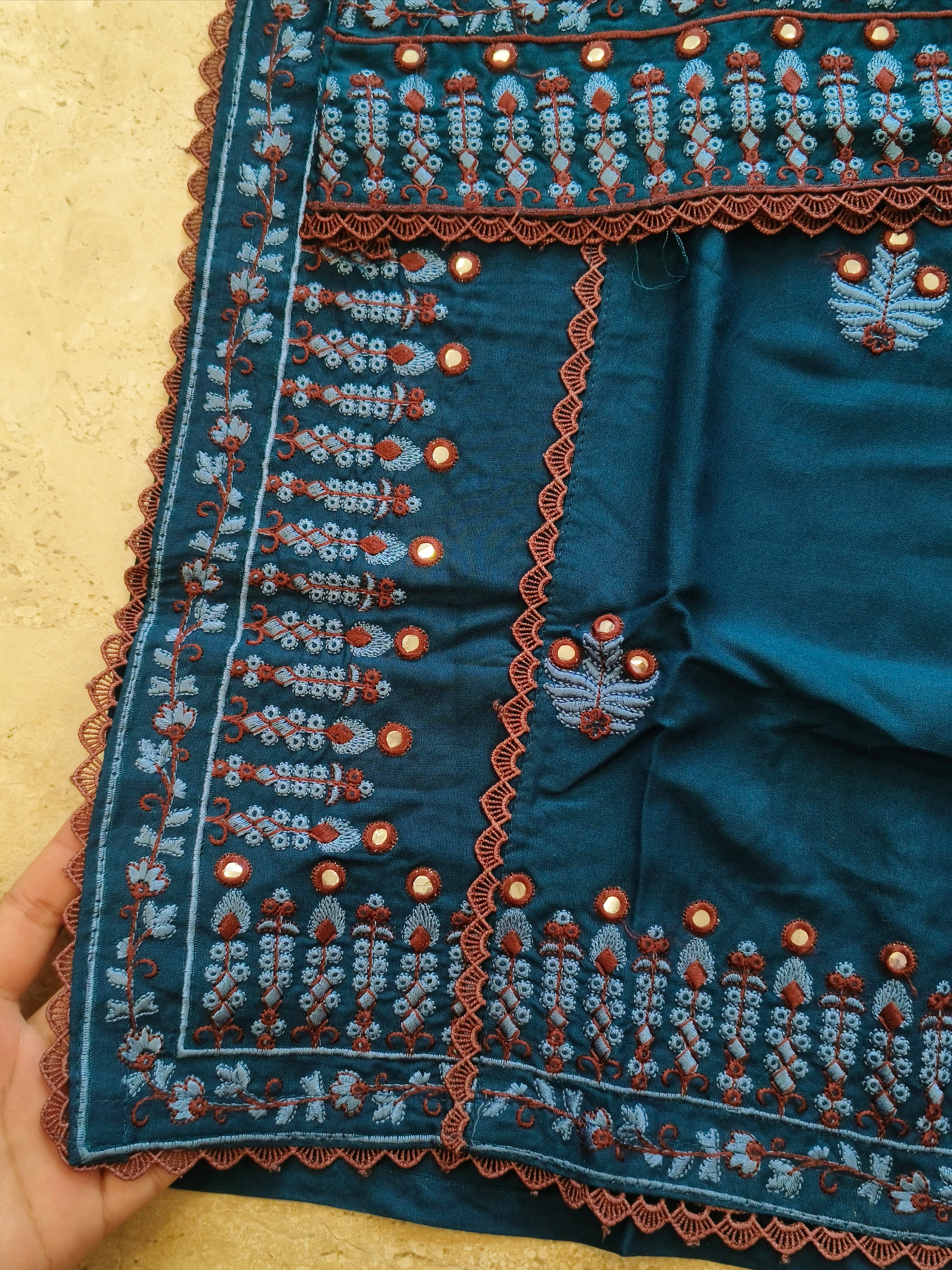 IMROZA RAYON EMBROIDERY SUIT 3 R