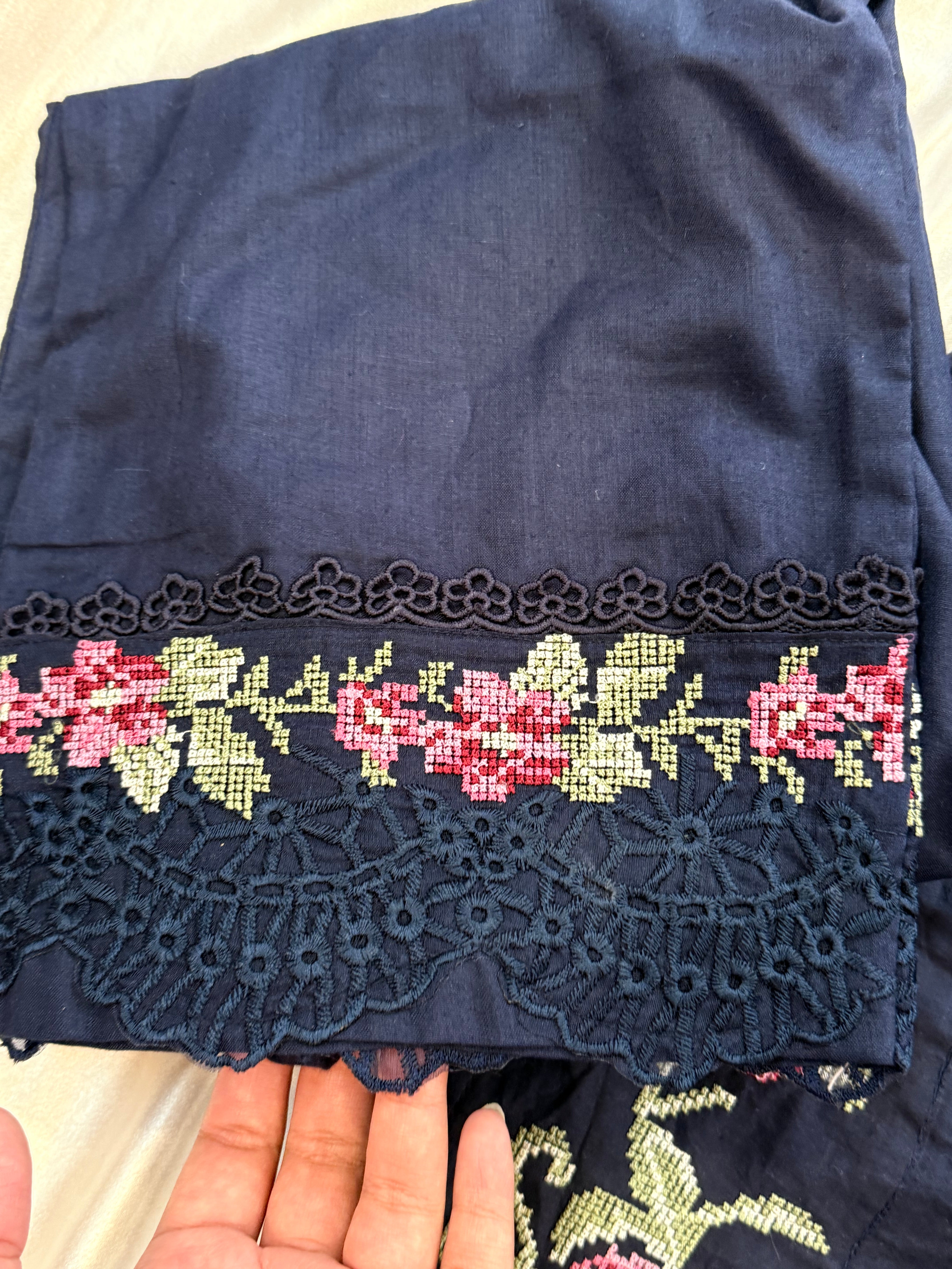 HANIA BLUE READYMADE SUIT