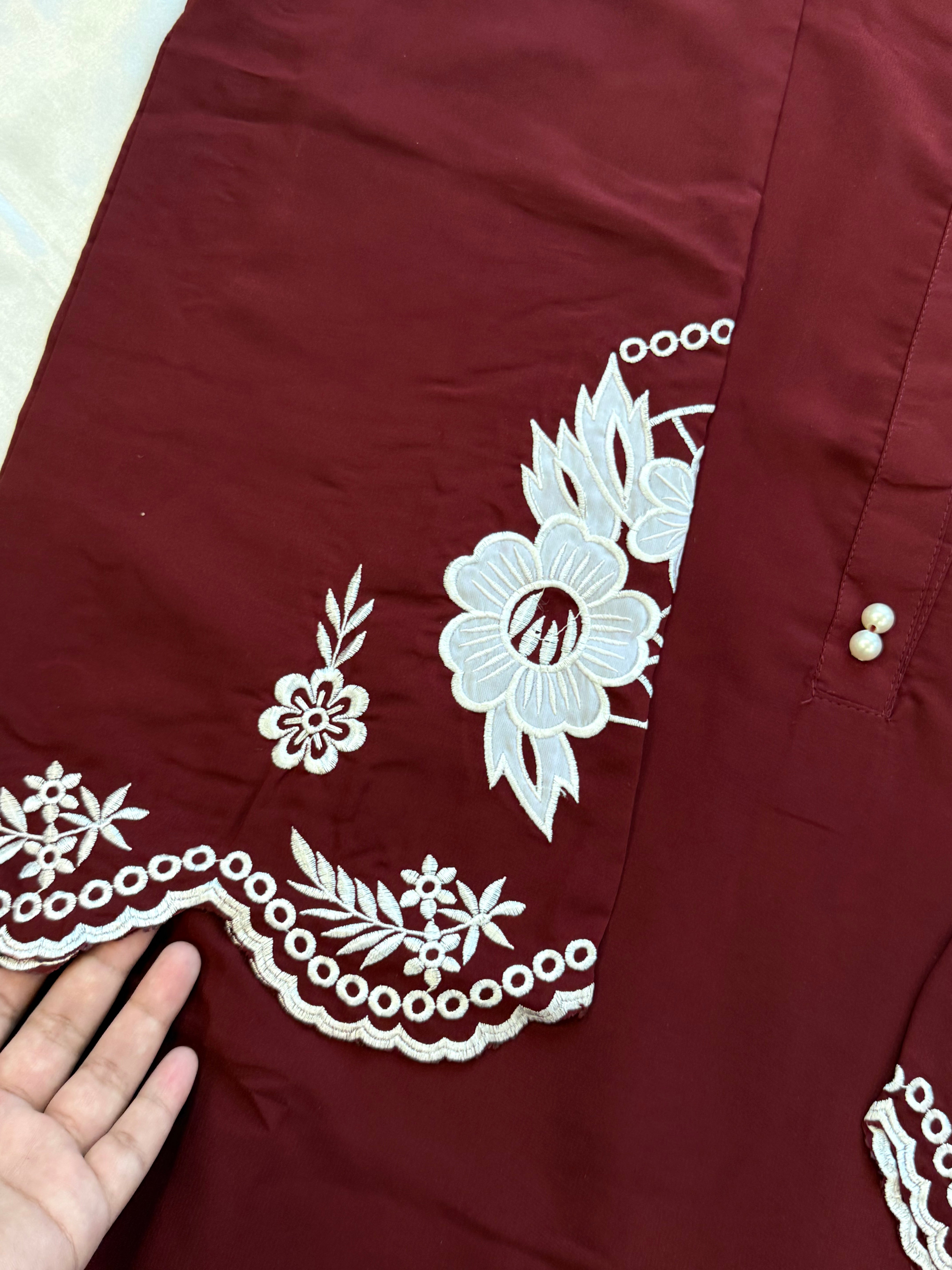 LONG KAFTAN EMBROIDERY SUIT 2