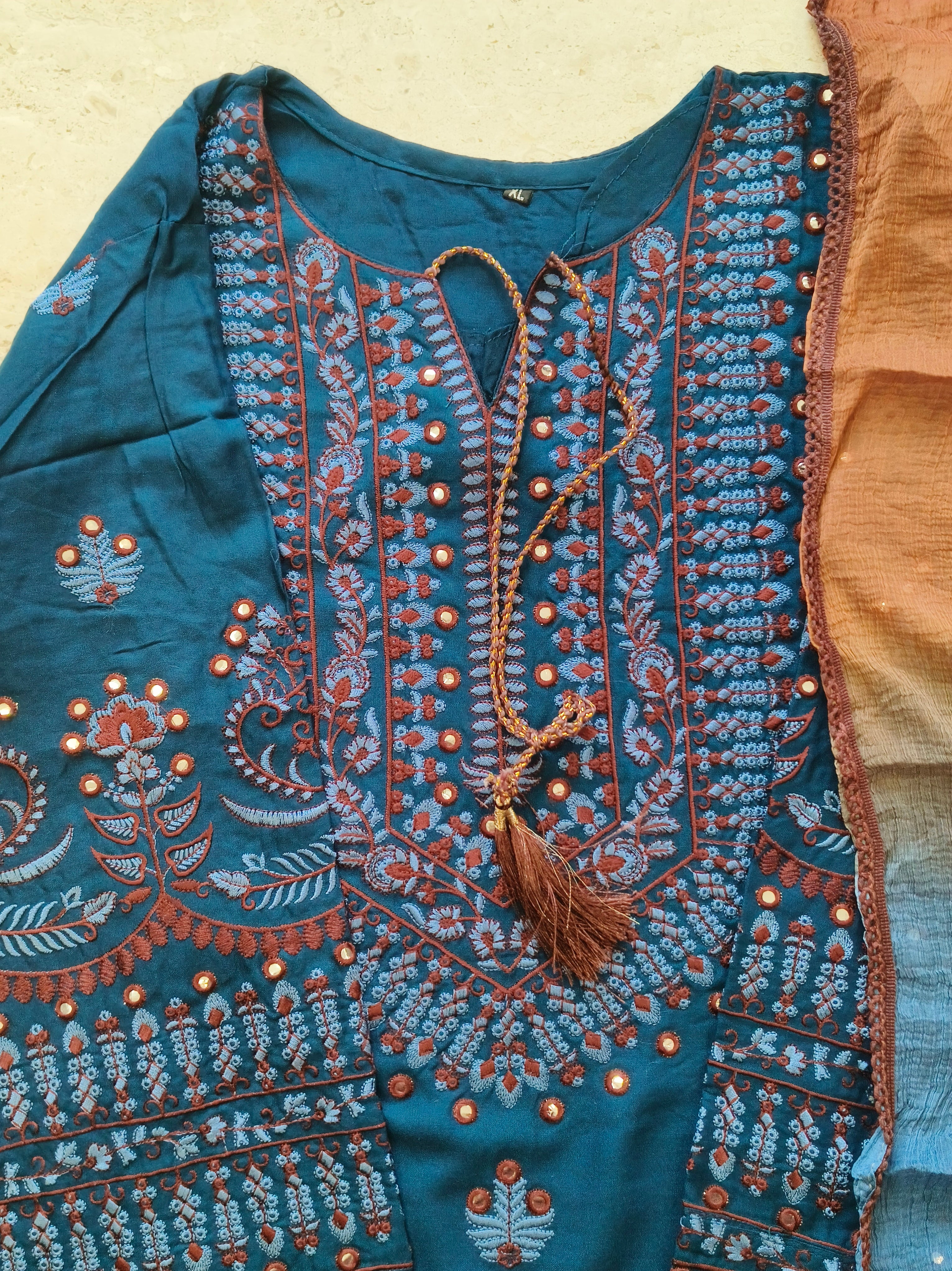 IMROZA RAYON EMBROIDERY SUIT 3 R