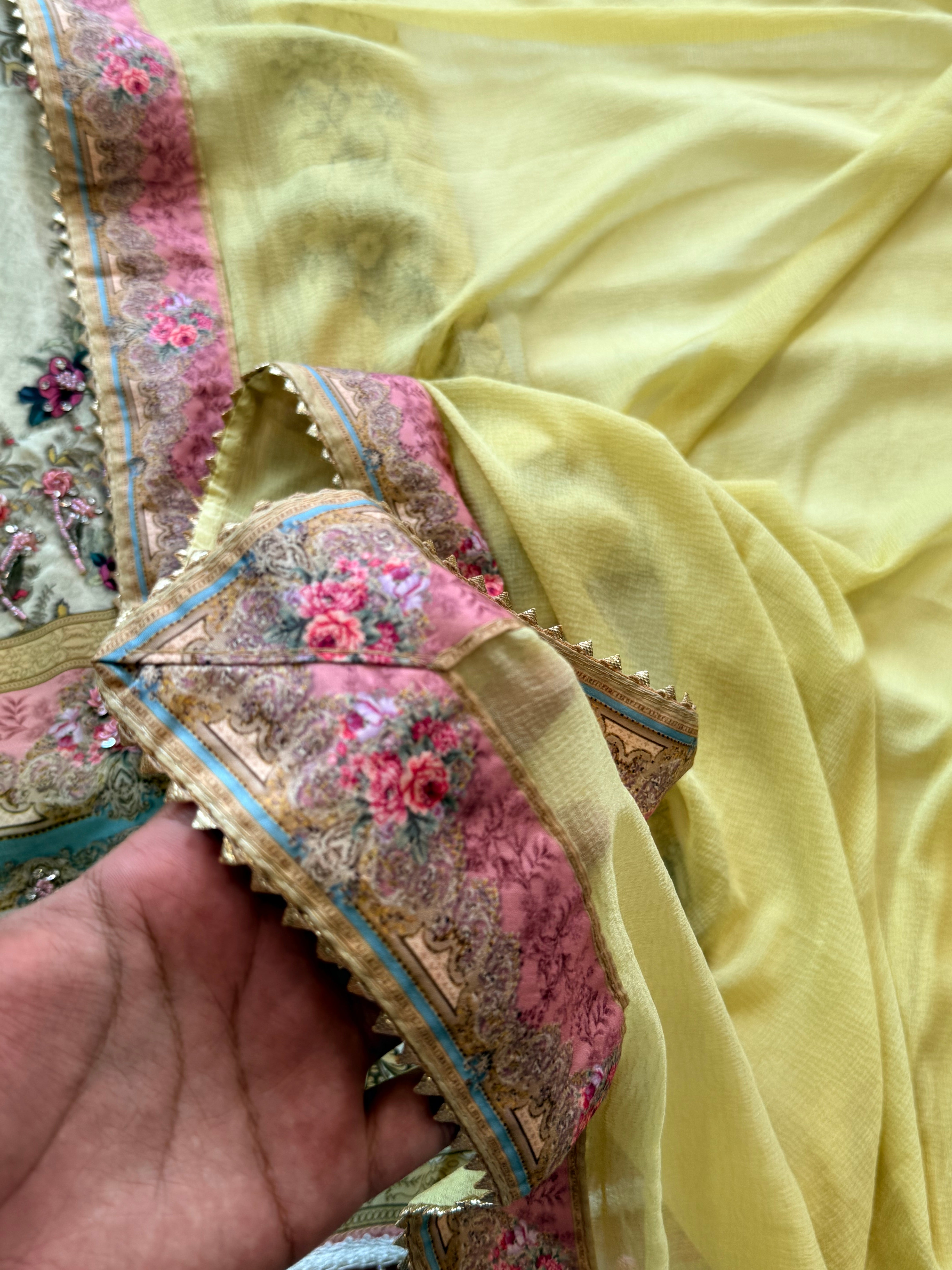 NAZAKAT CREPE READYMADE SUIT 2