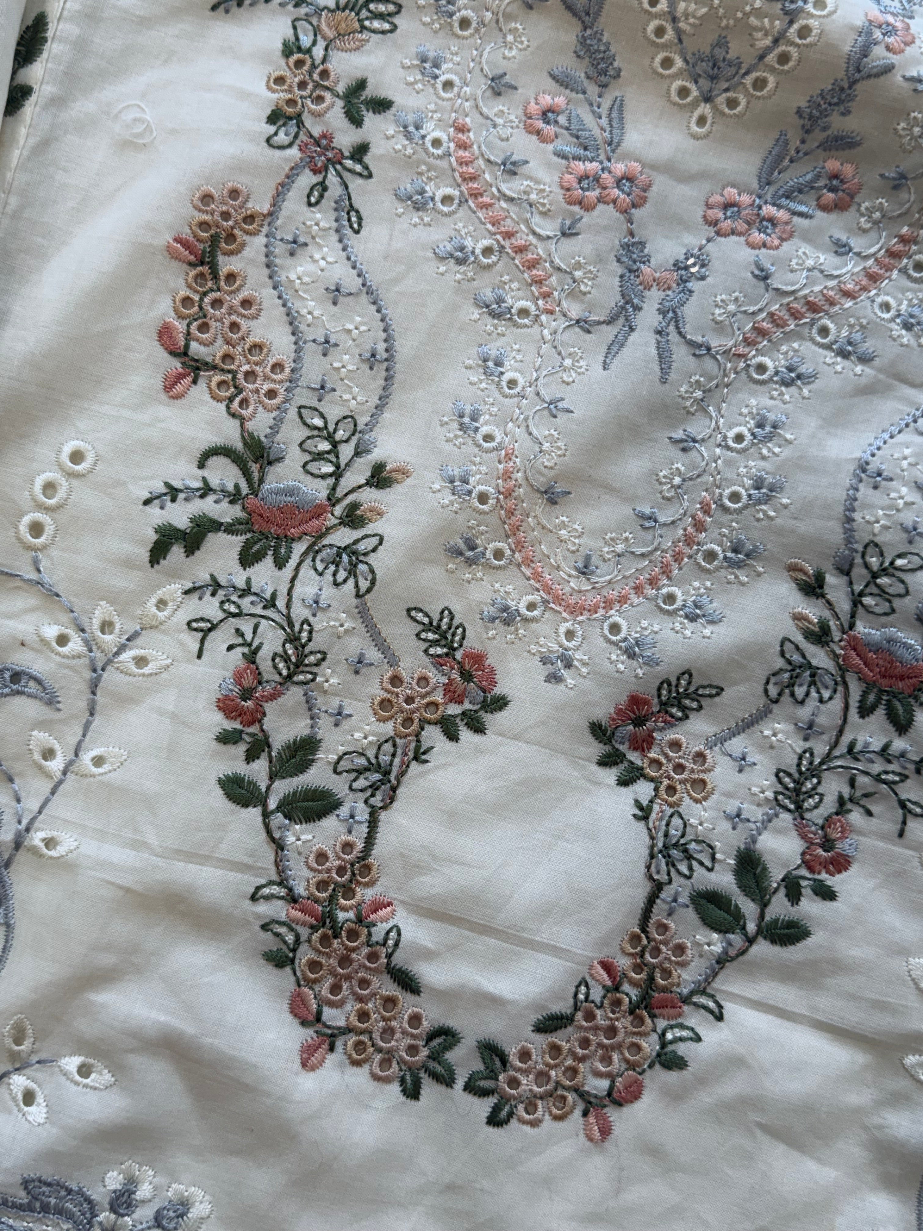 ELAF COTTON  EMBROIDERY SUIT 4