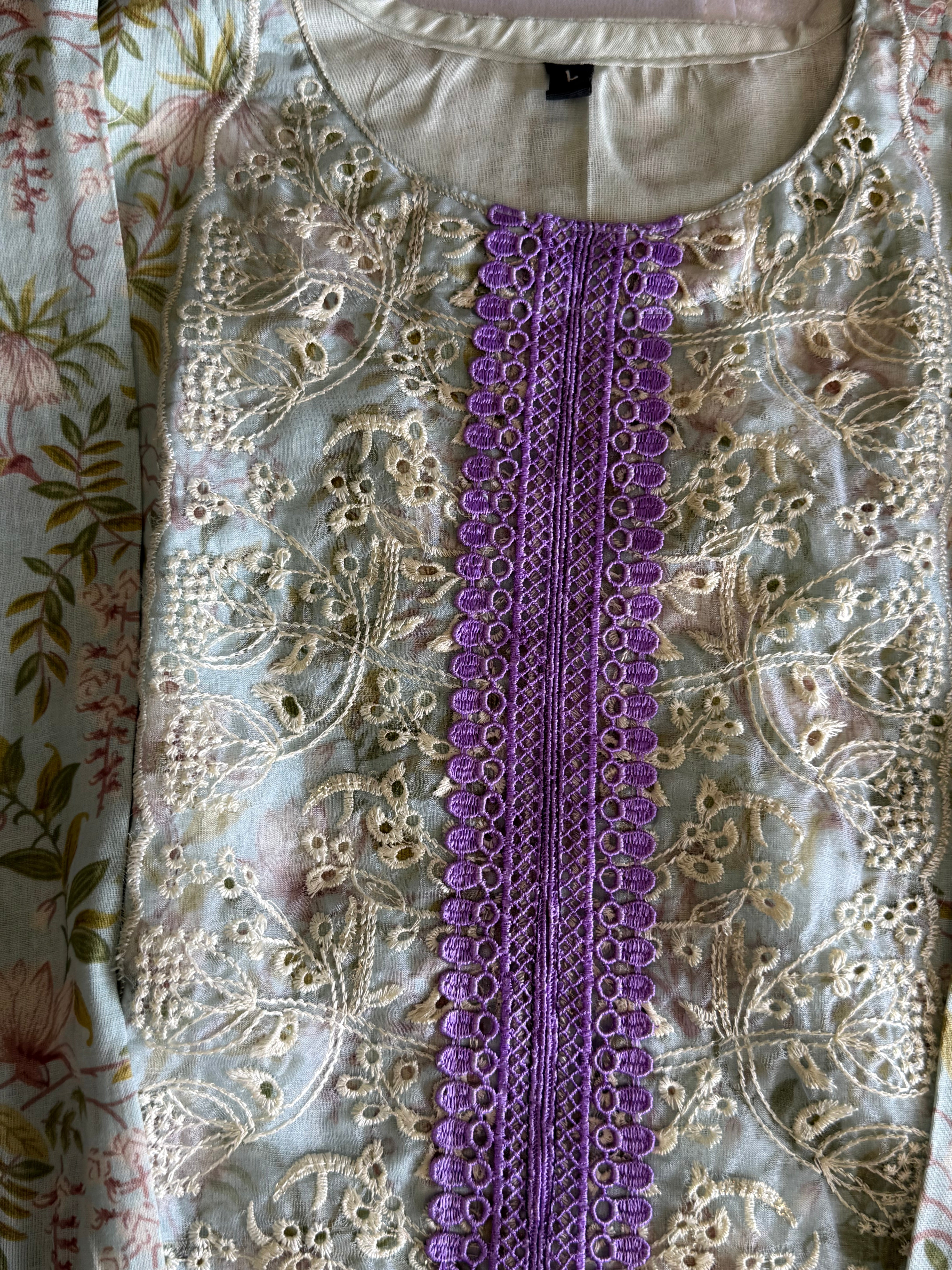 MARIA B COTTON PATCH READYMADE SUIT 4
