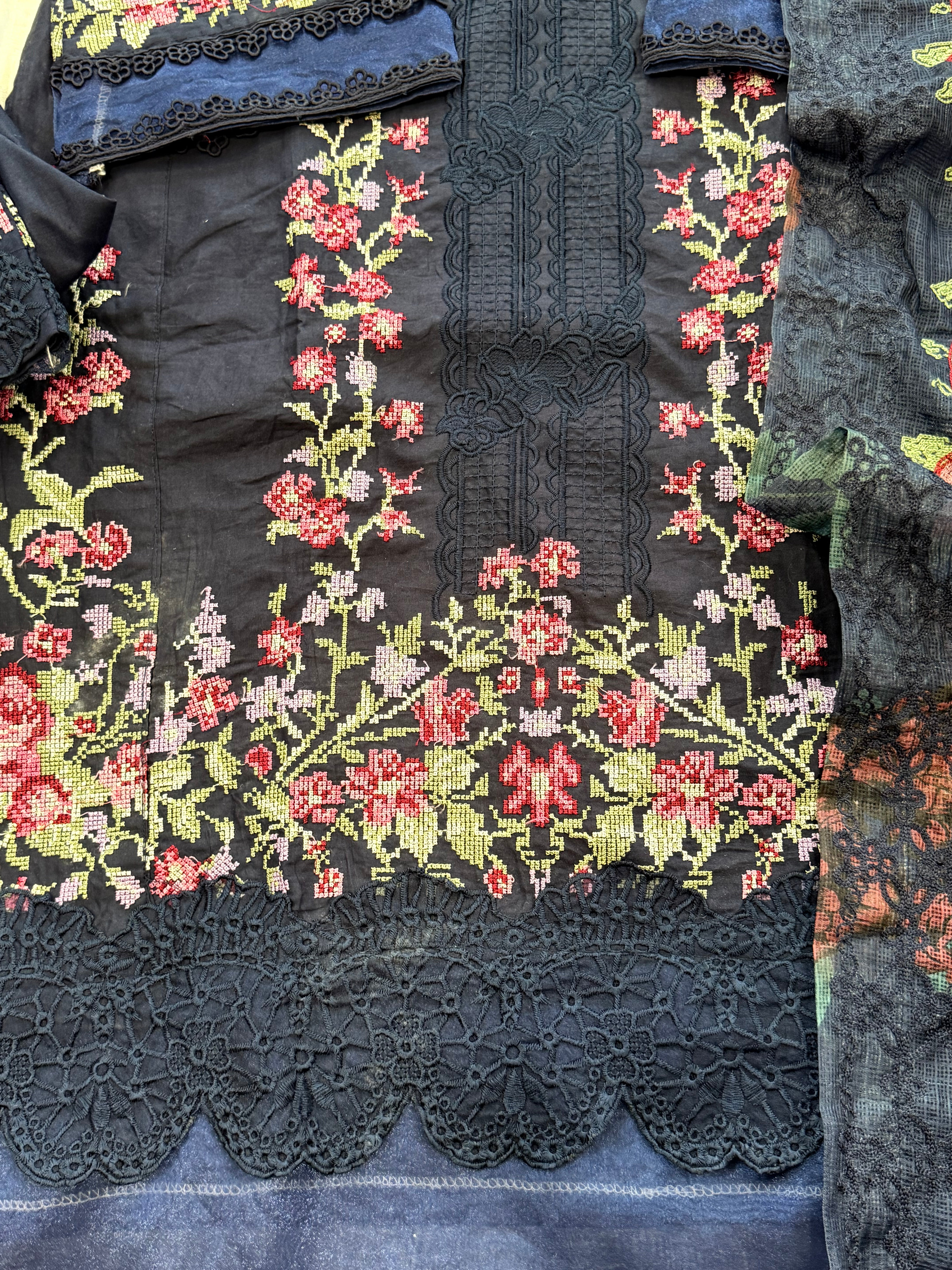 HANIA BLUE READYMADE SUIT