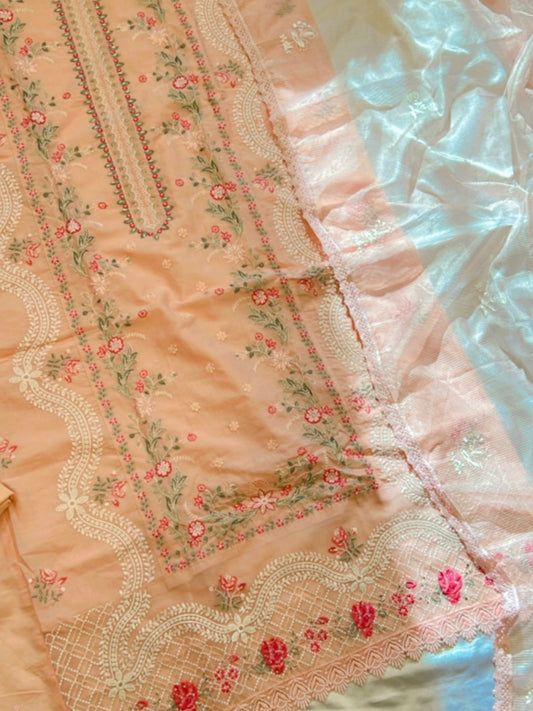 PURE COTTON EMBROIDERY SUIT 2013