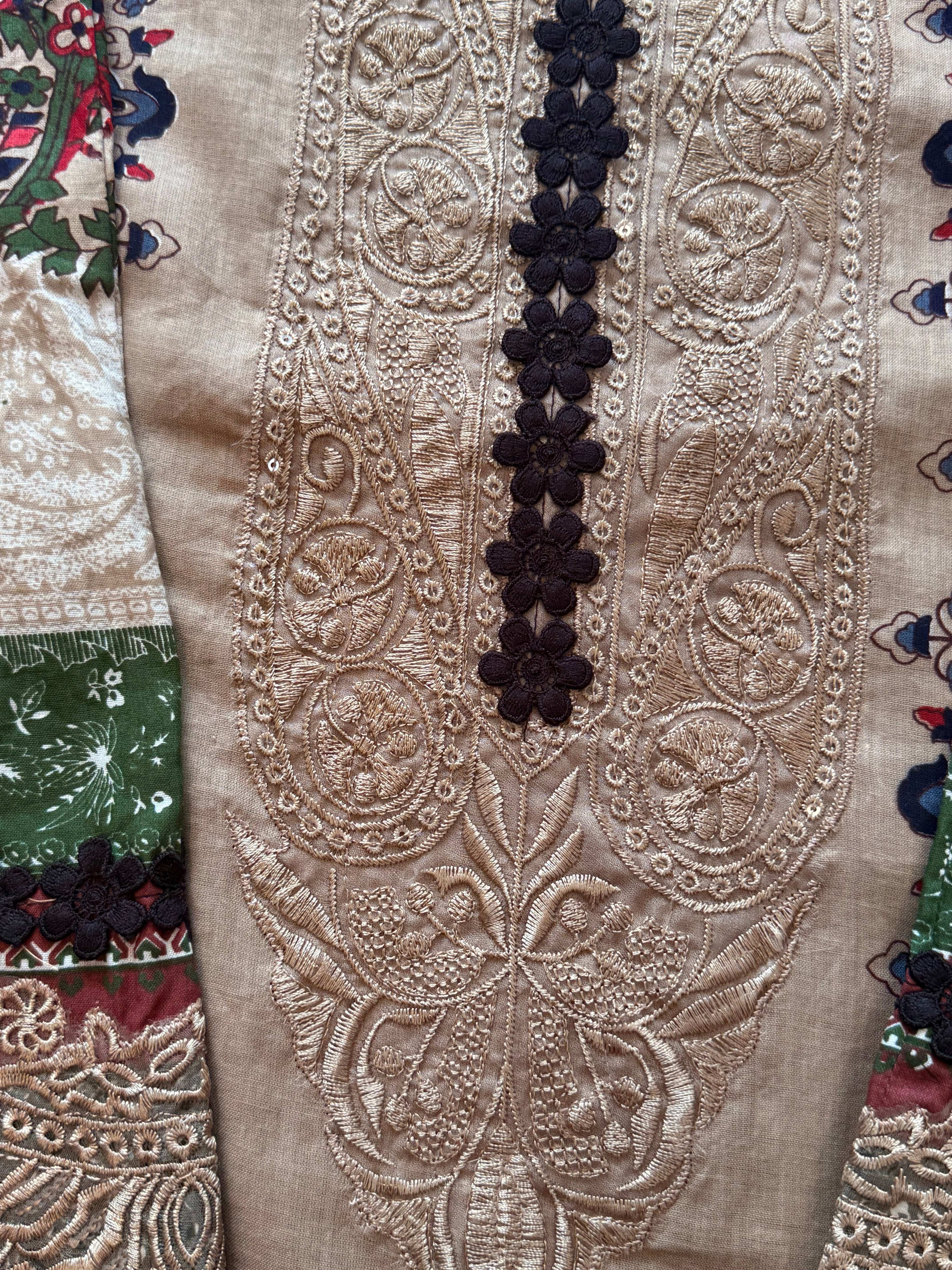 ZARA PATCH READYMADE SUIT 3