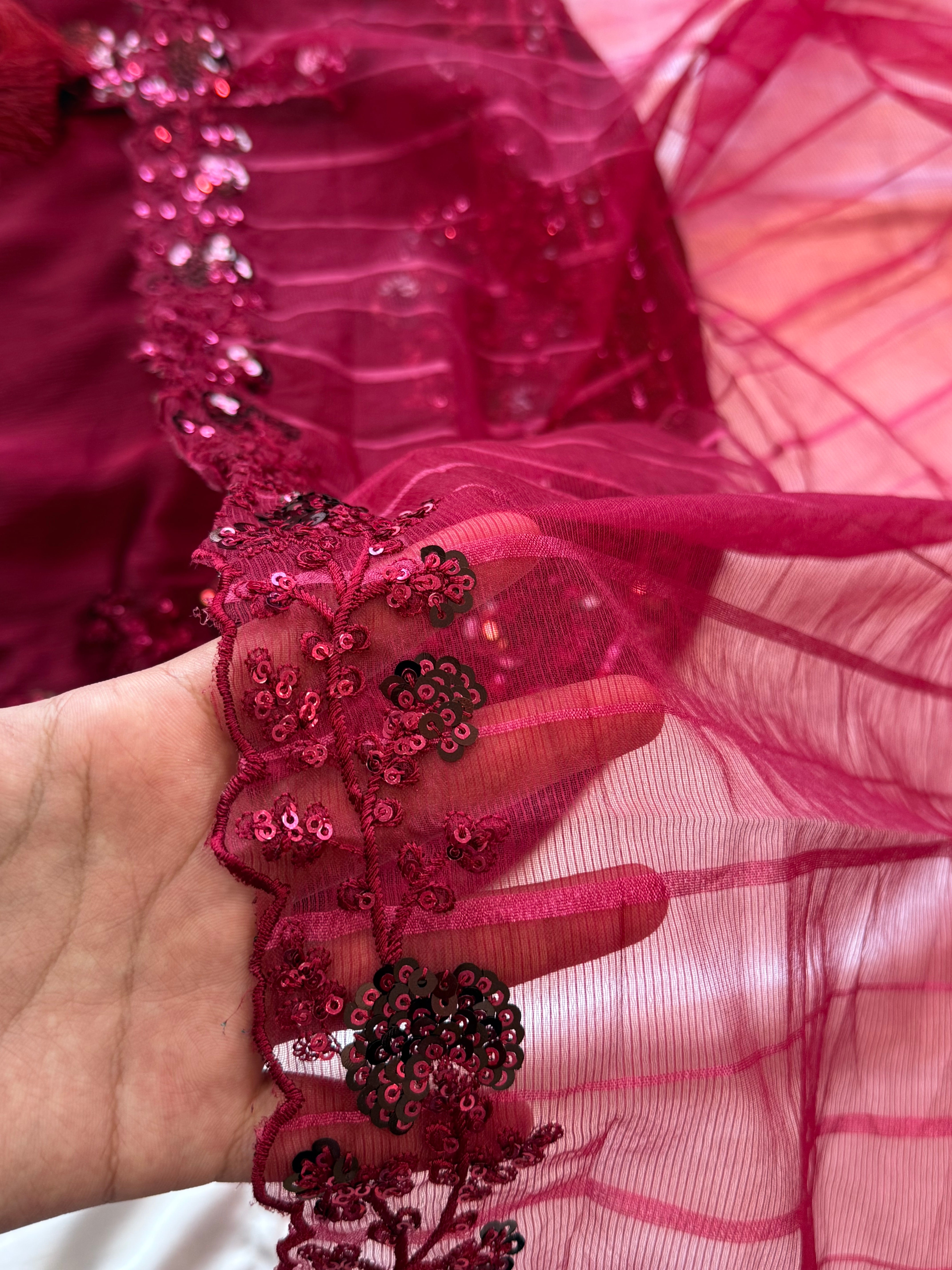CHIFFON FARSHI SHALWAR SUIT 2