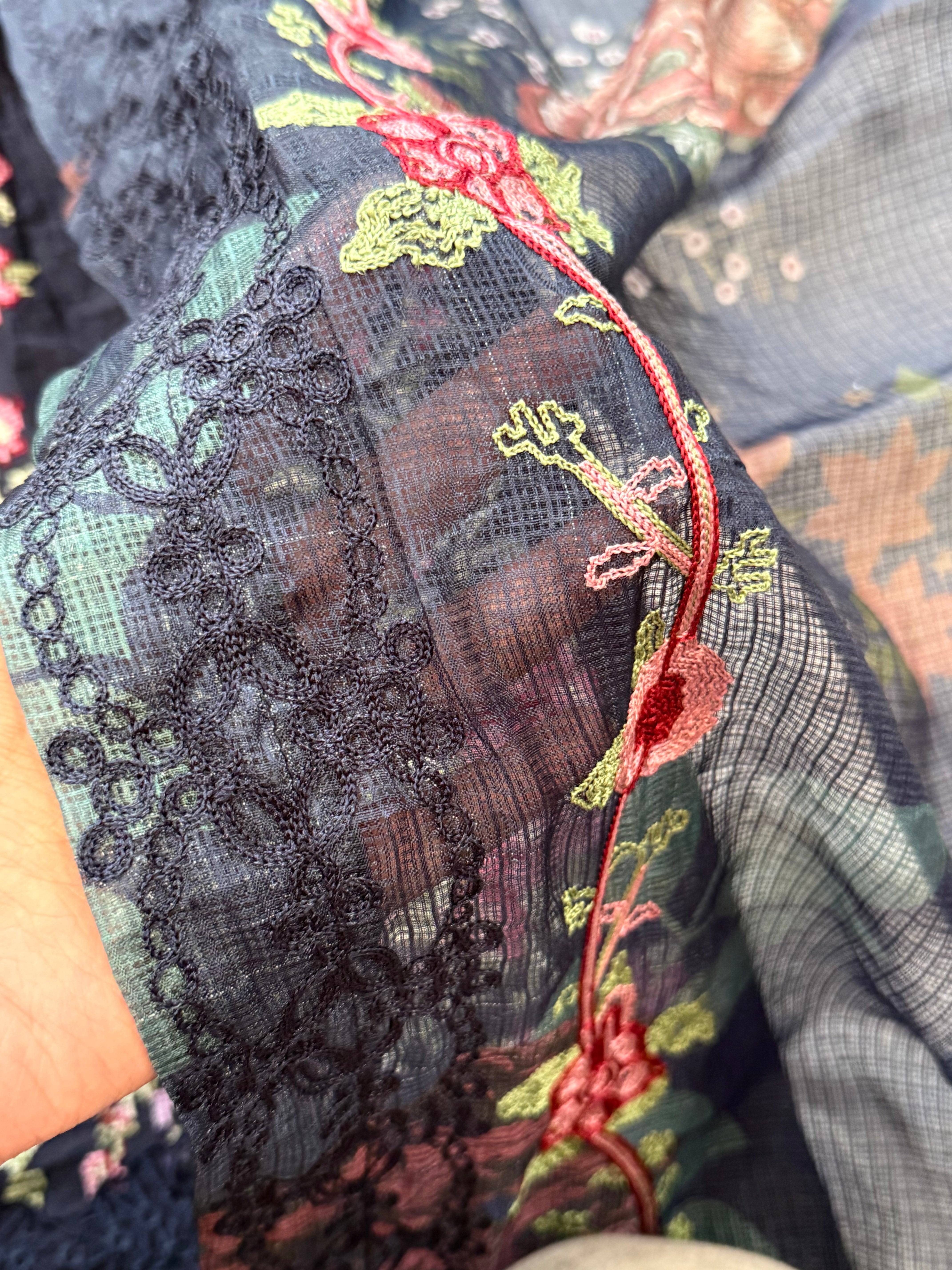 HANIA BLUE READYMADE SUIT