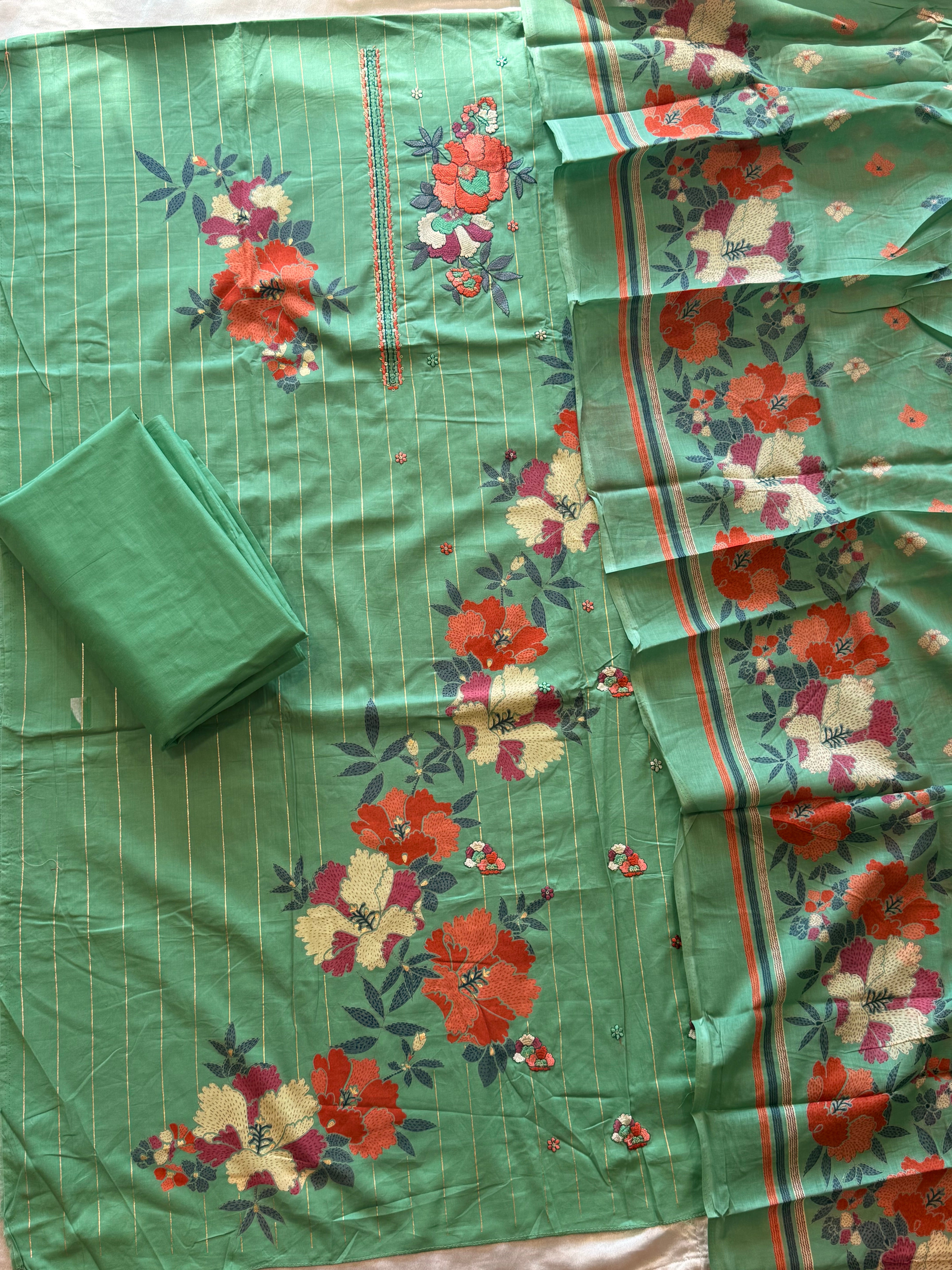 MUMTAZ LAWN EMBROIDERY SUIT 1