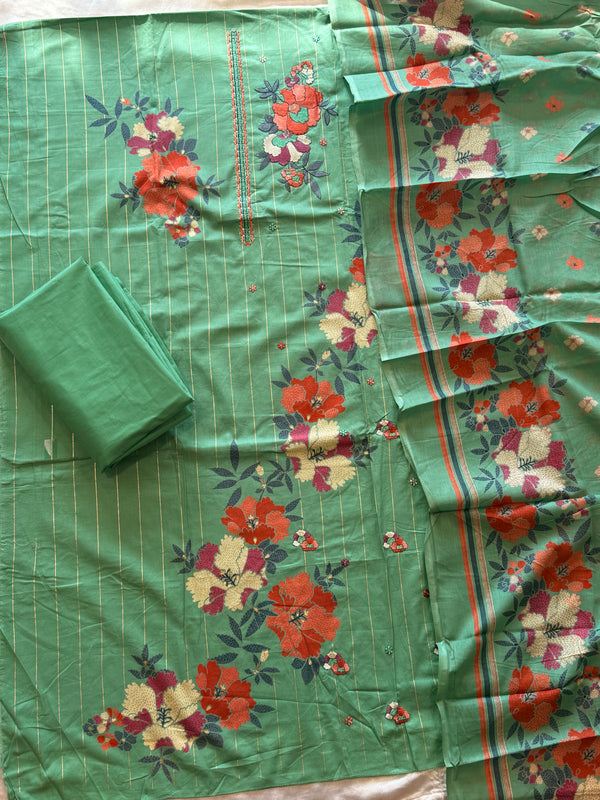 MUMTAZ LAWN EMBROIDERY SUIT 4 Q