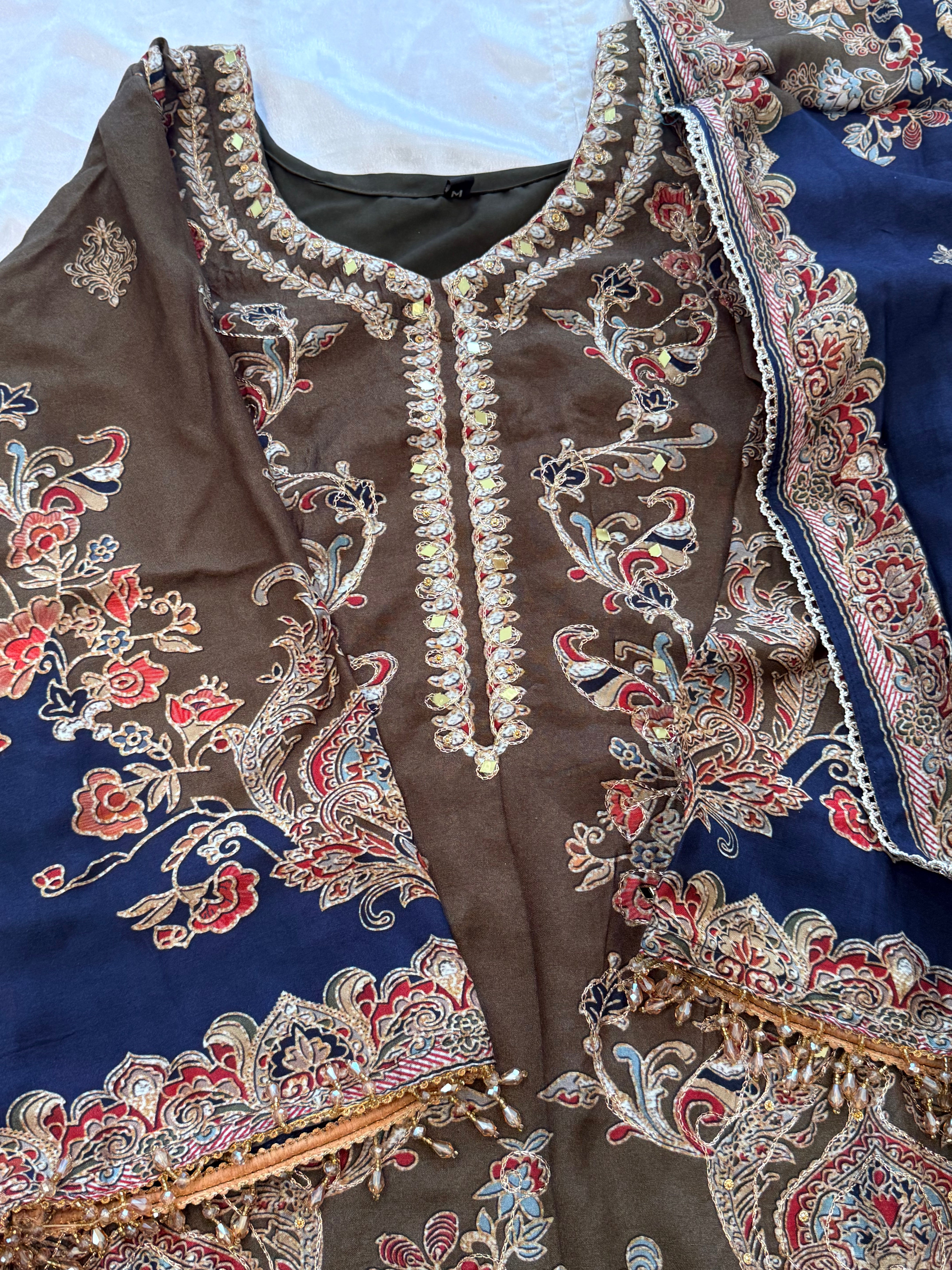RAHI MUSLIN READYMADE SUIT 6