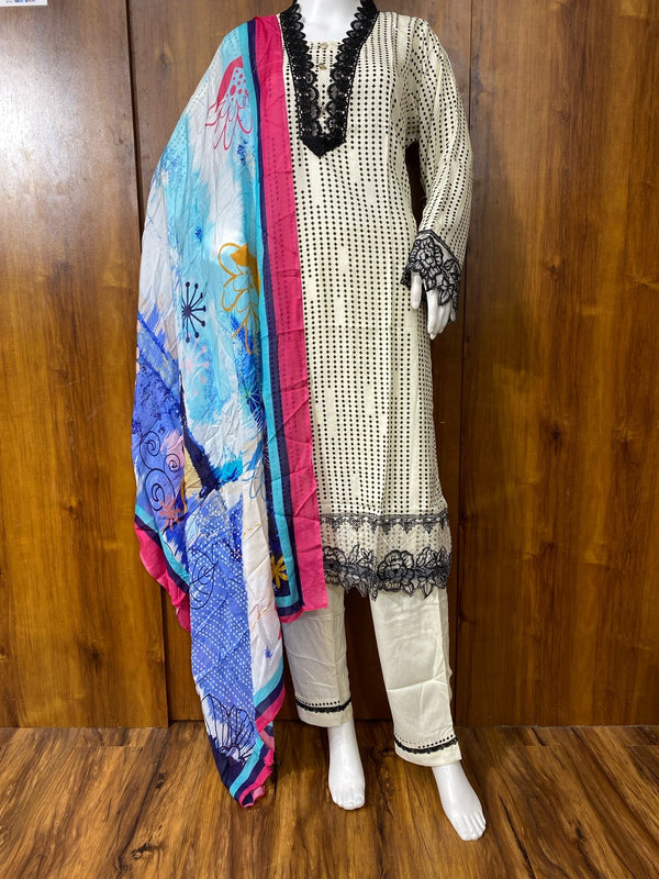 MAHAM LAWN READYMADE SUIT 6 Q