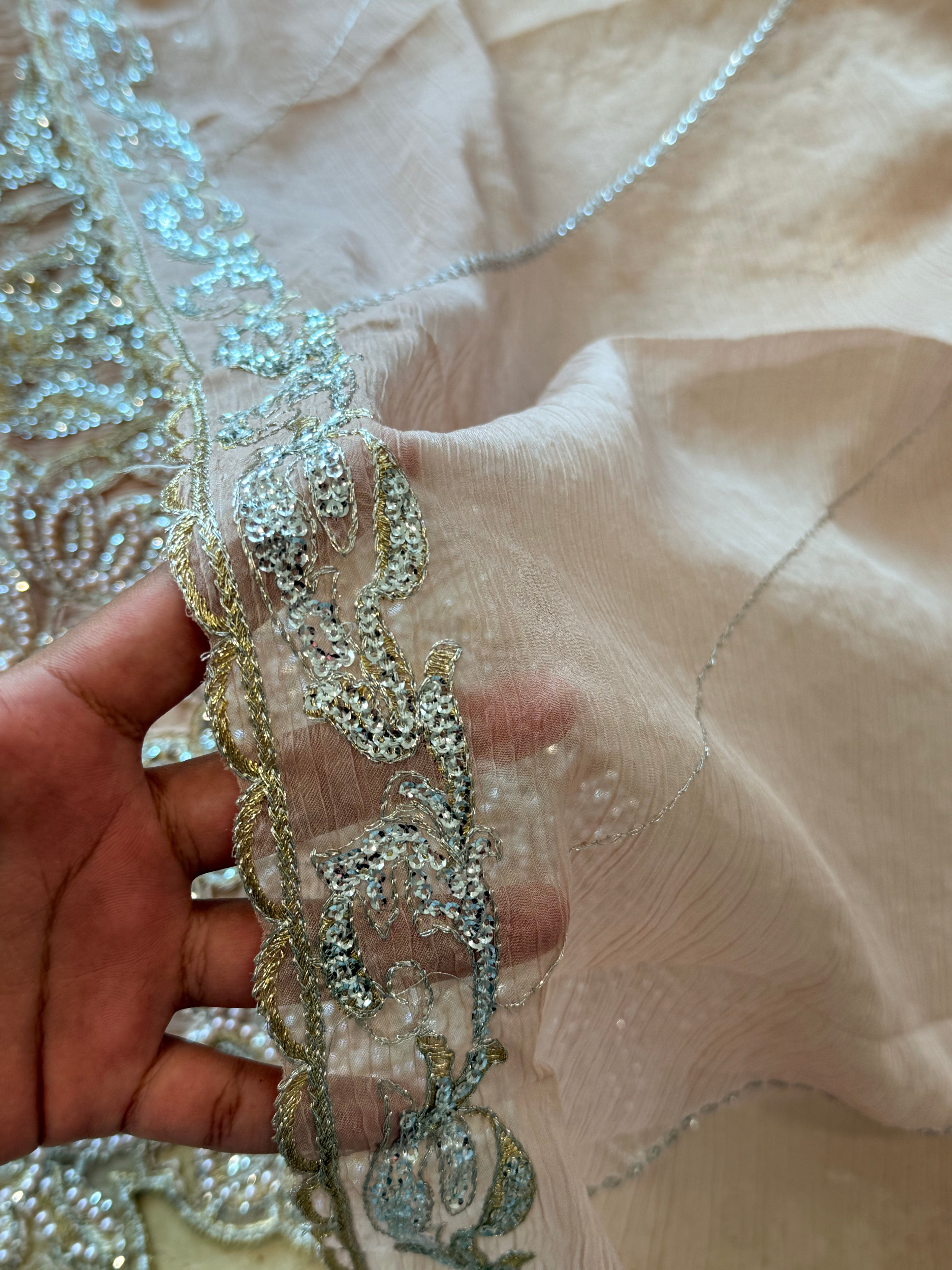 CHIFFON EMBROIDERY SUIT 2 Q