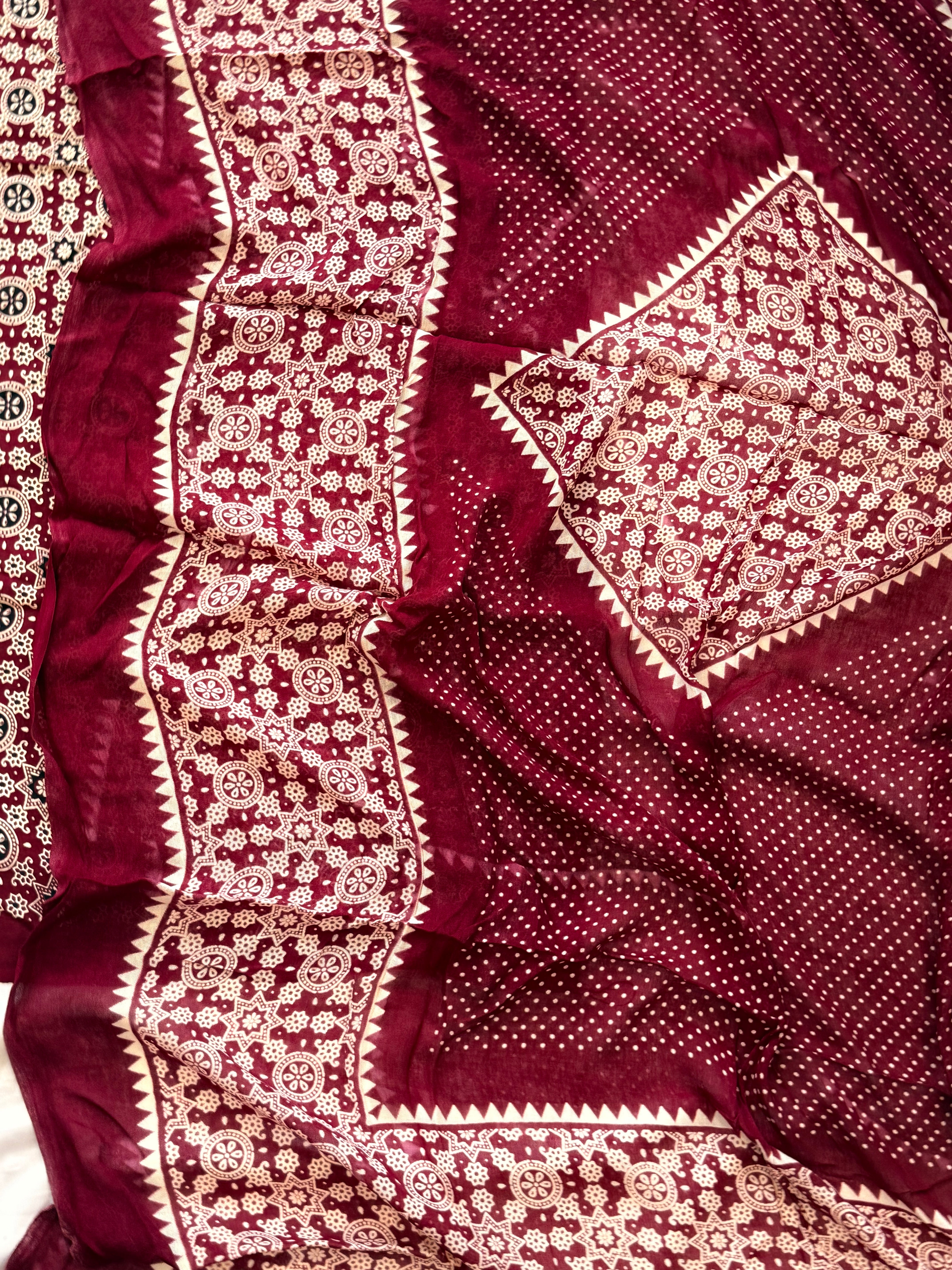 AJRAK COTTON PRINTED SUIT 2