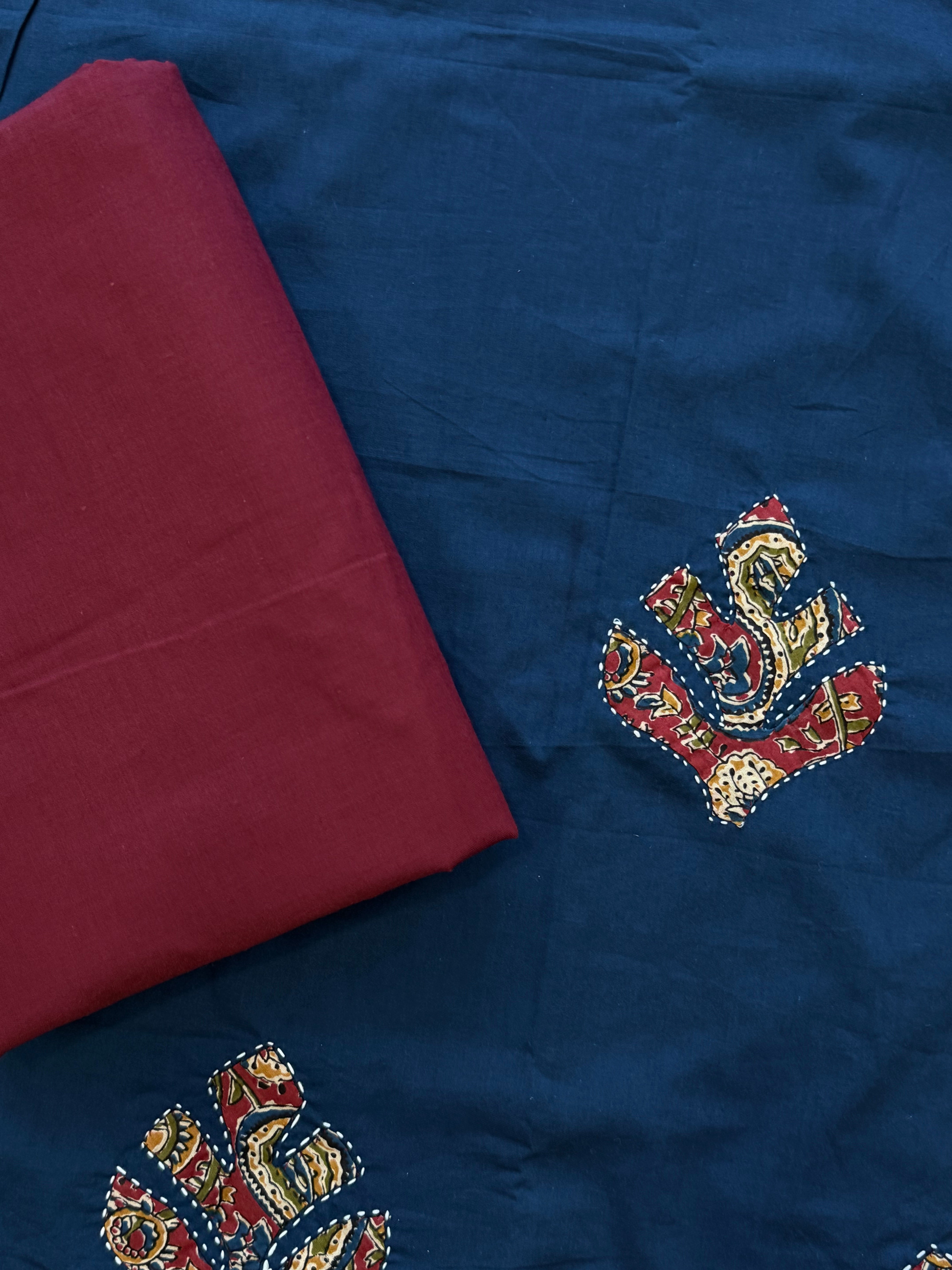 APPLIQUÉ PURE COTTON SUIT 2