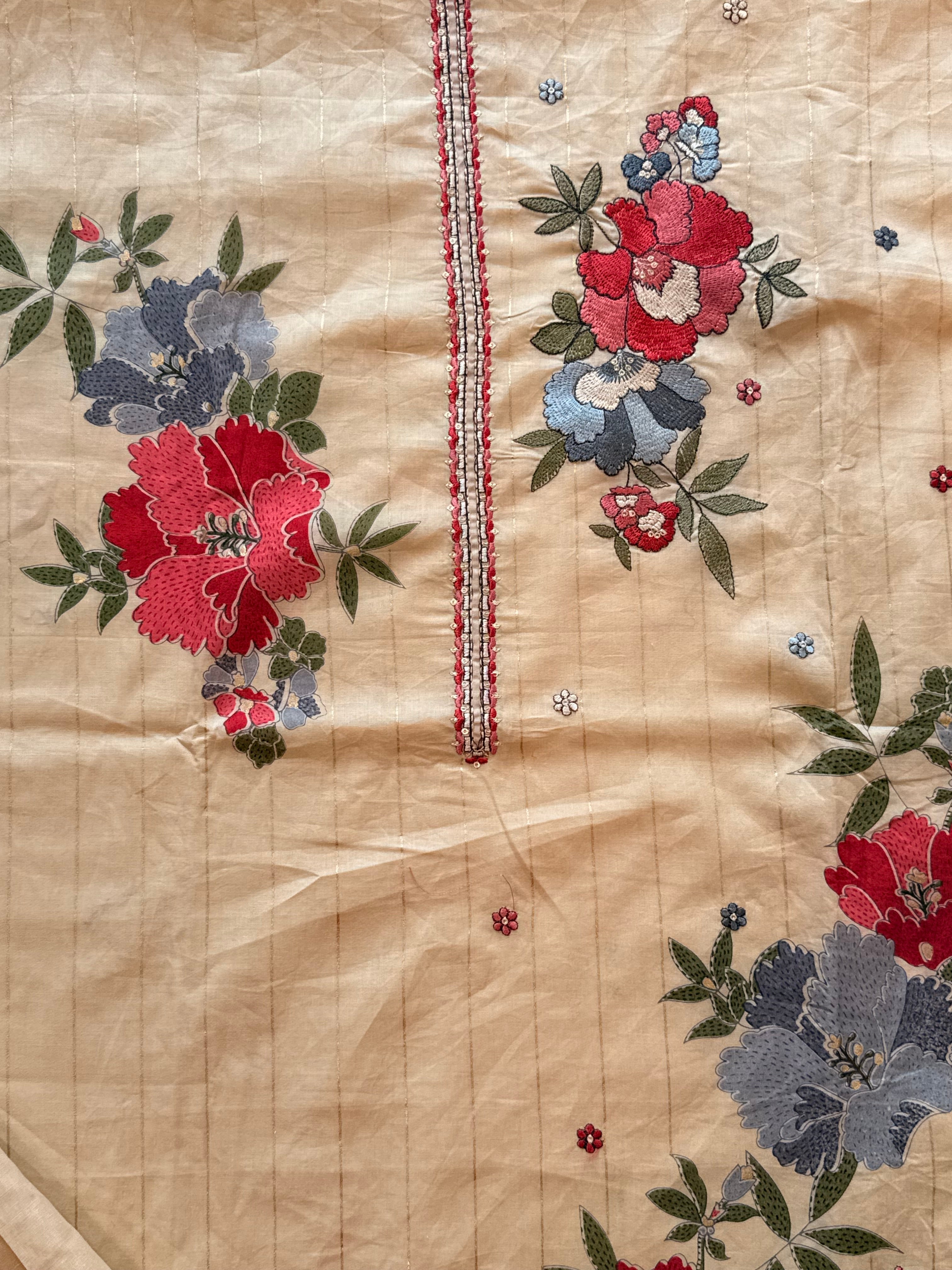MUMTAZ LAWN EMBROIDERY SUIT 3