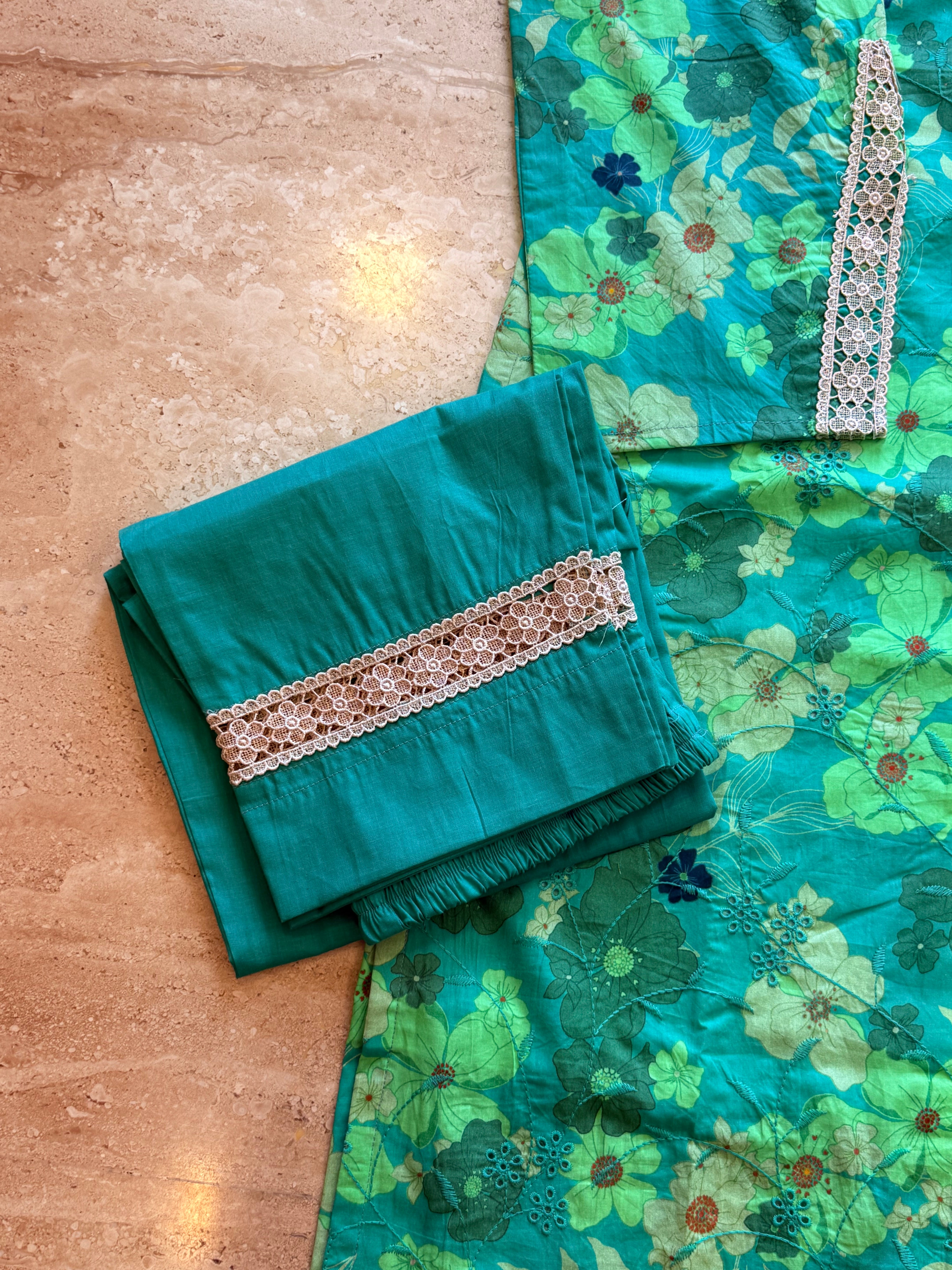 IZNIK COTTON READYMADE SUIT 3