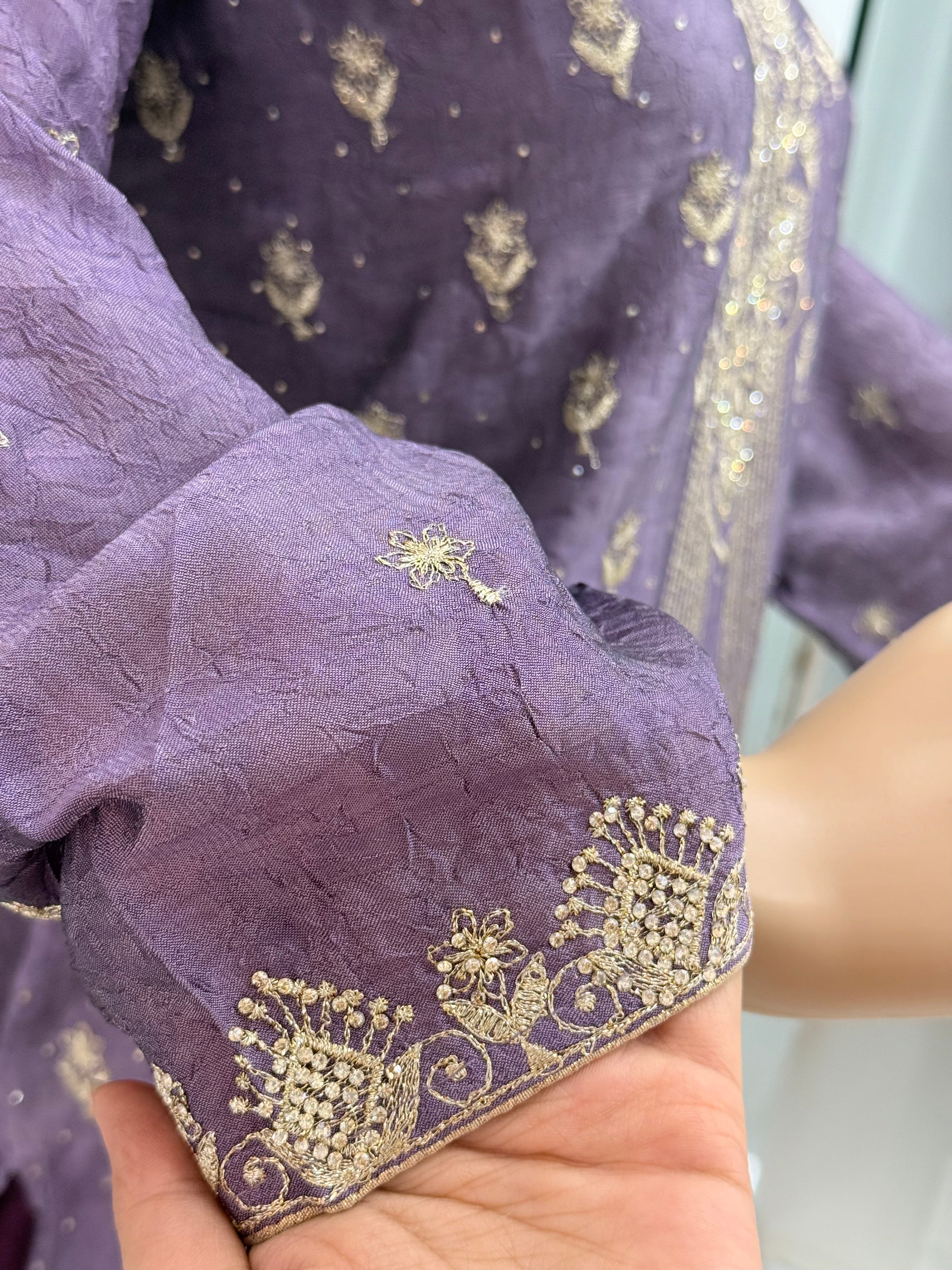 RUHEENA EMBROIDERY PLAZO SUIT 1