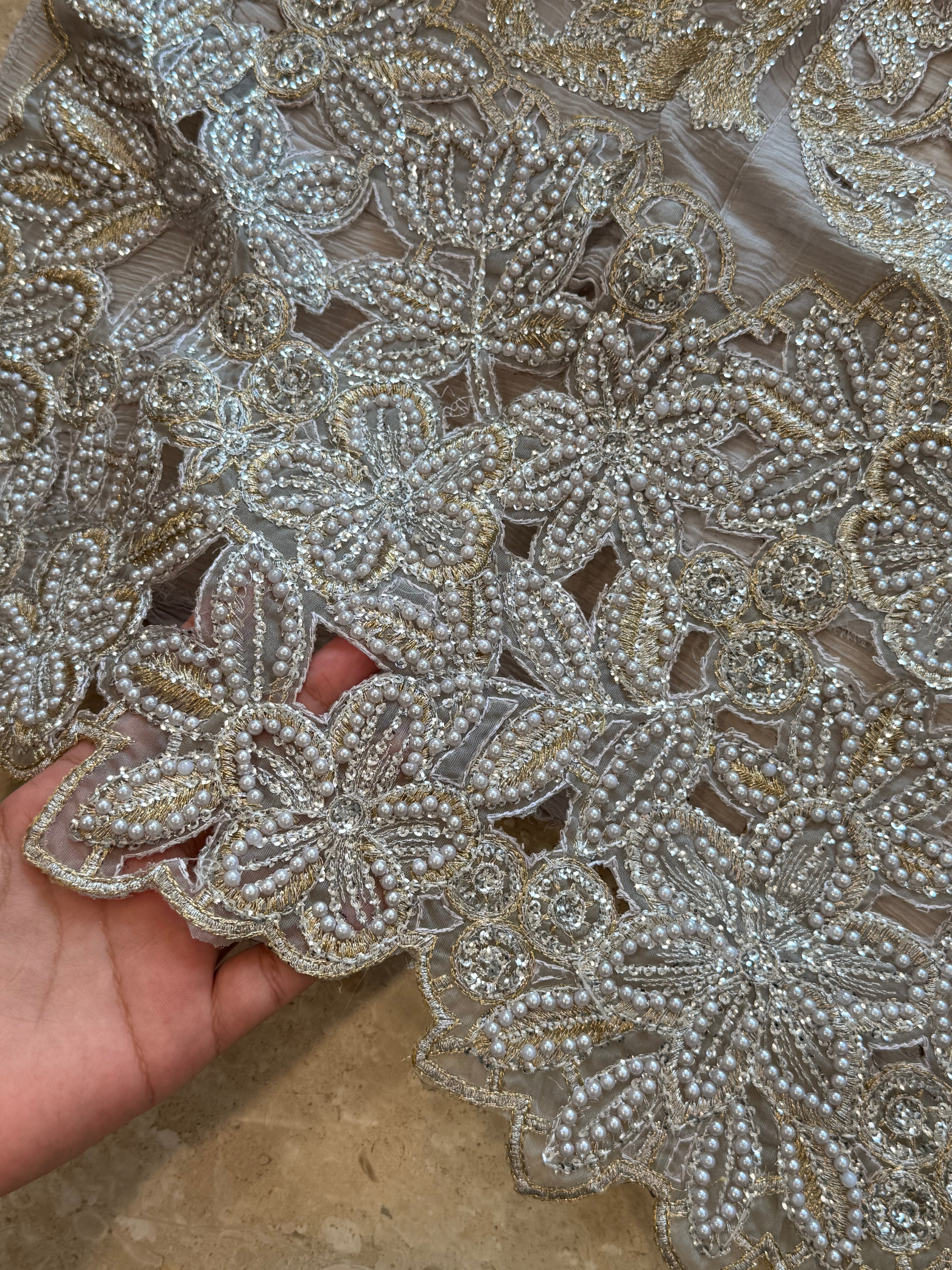 CHIFFON EMBROIDERY SUIT 1 Q