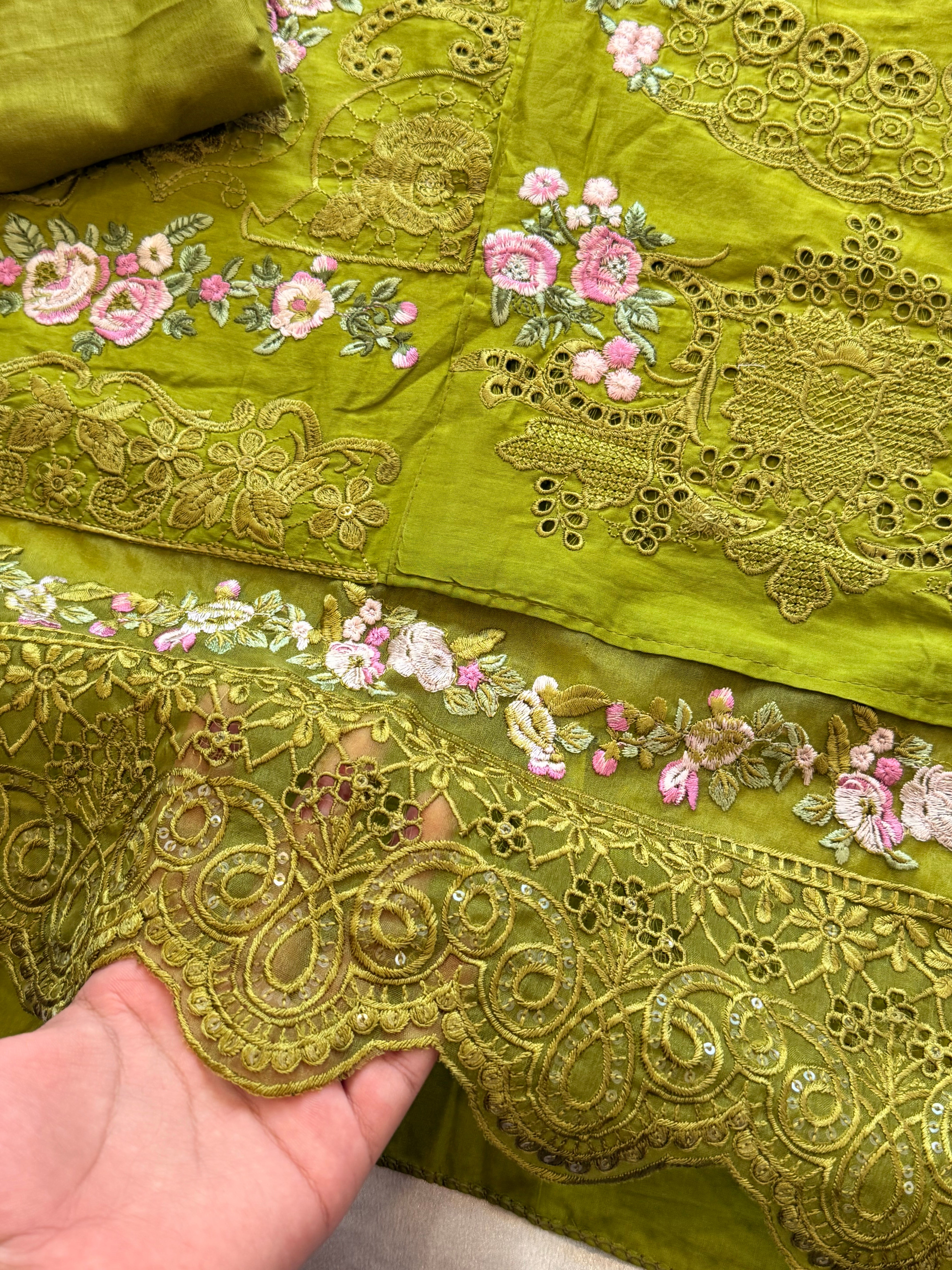 YUMNA COTTON EMBROIDERY SUIT 2 Q