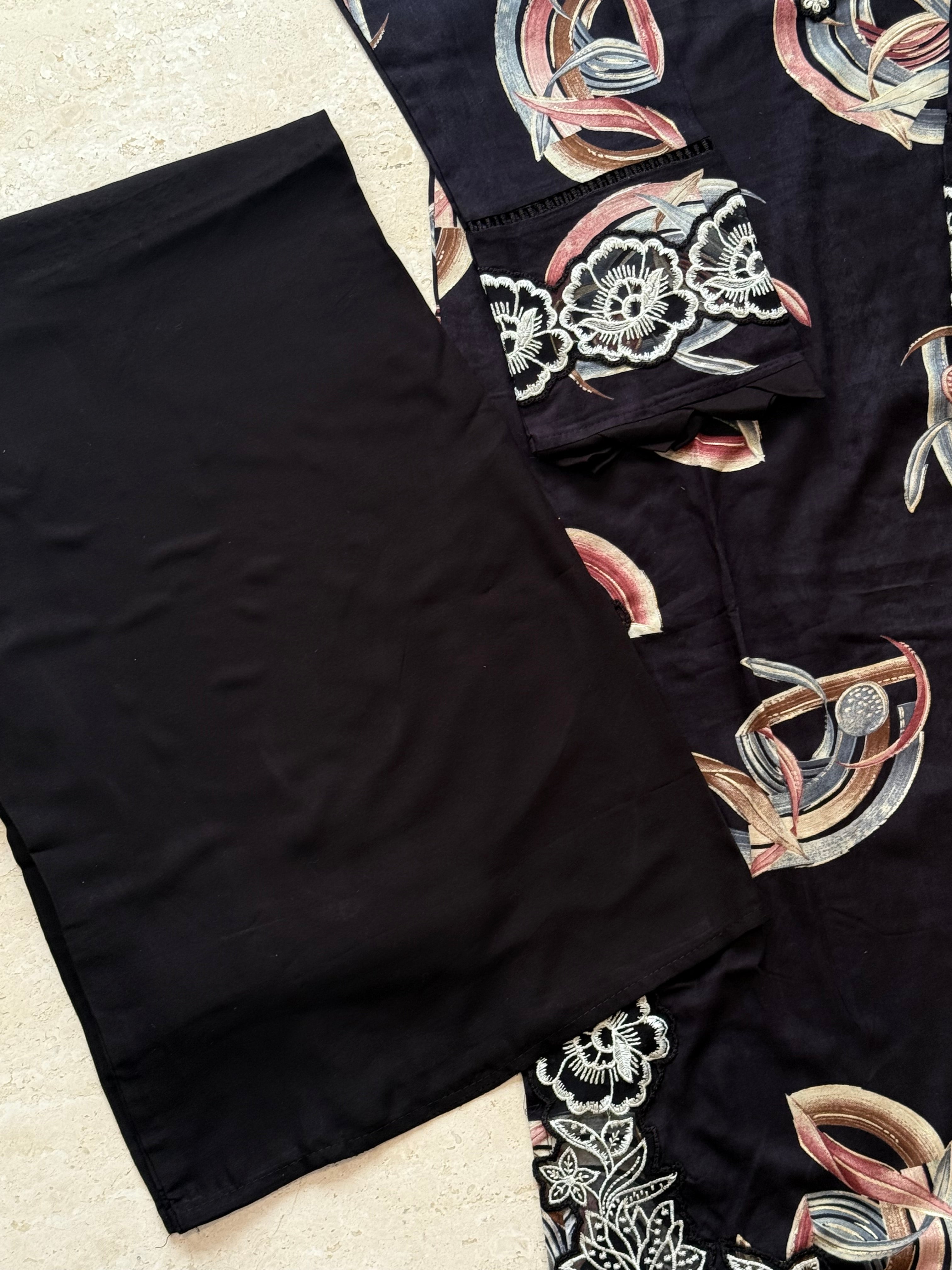 PURE LAWN CUTWORK READYMADE SUIT 4