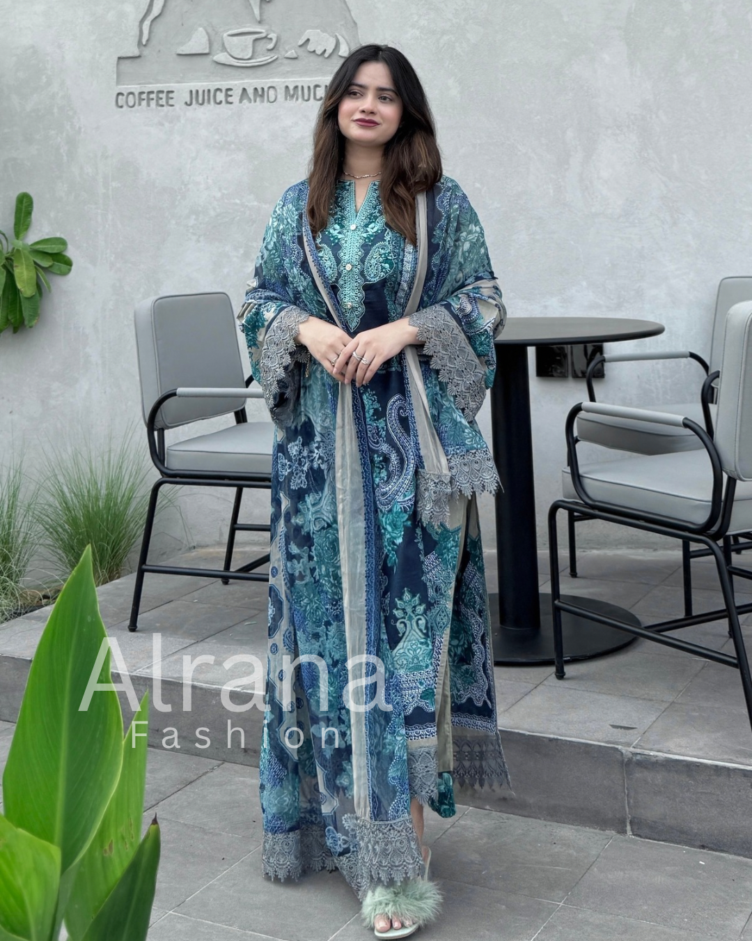 HARSHA COTTON PATCH SUIT