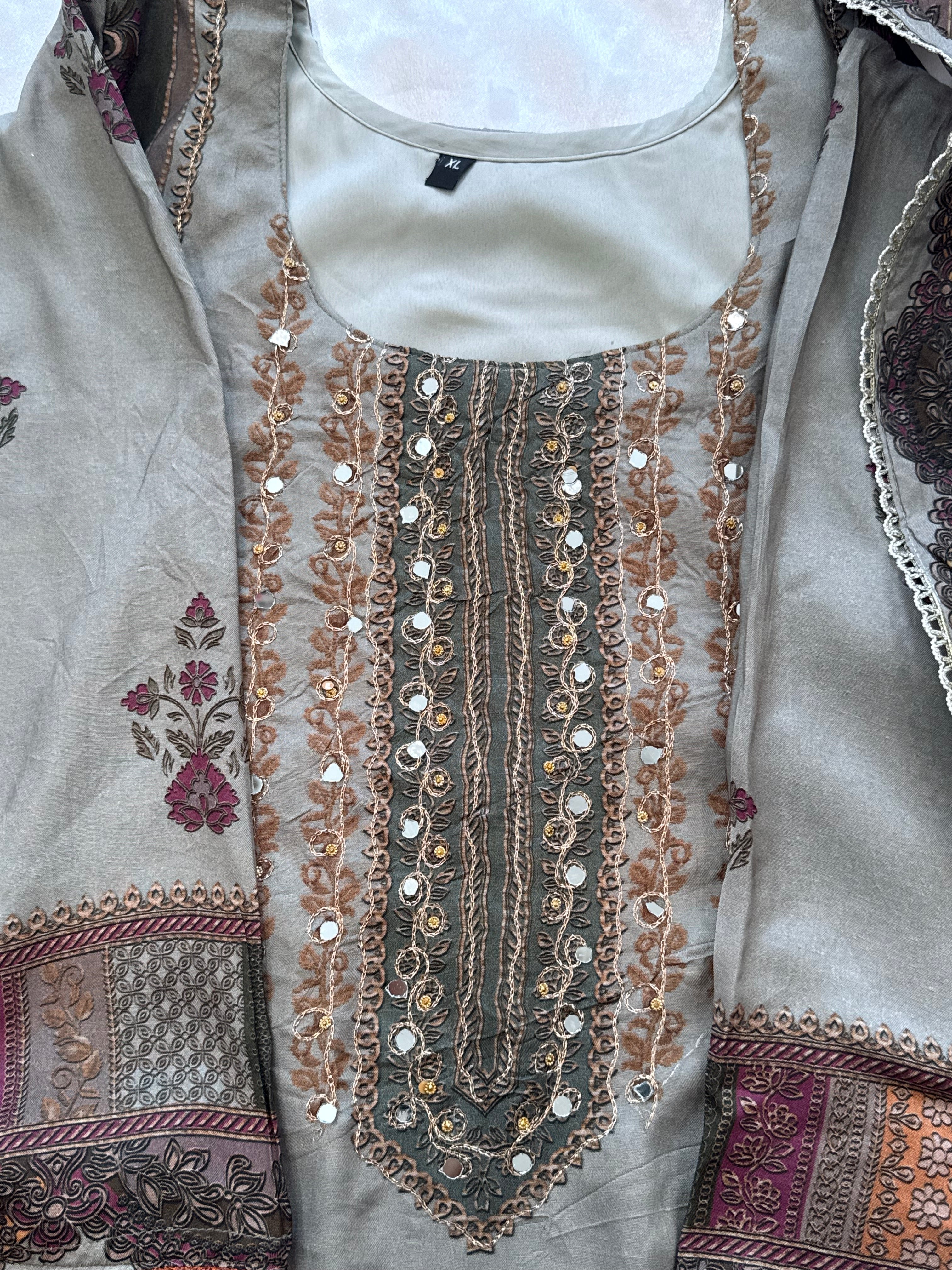 RAHI MUSLIN READYMADE SUIT 4