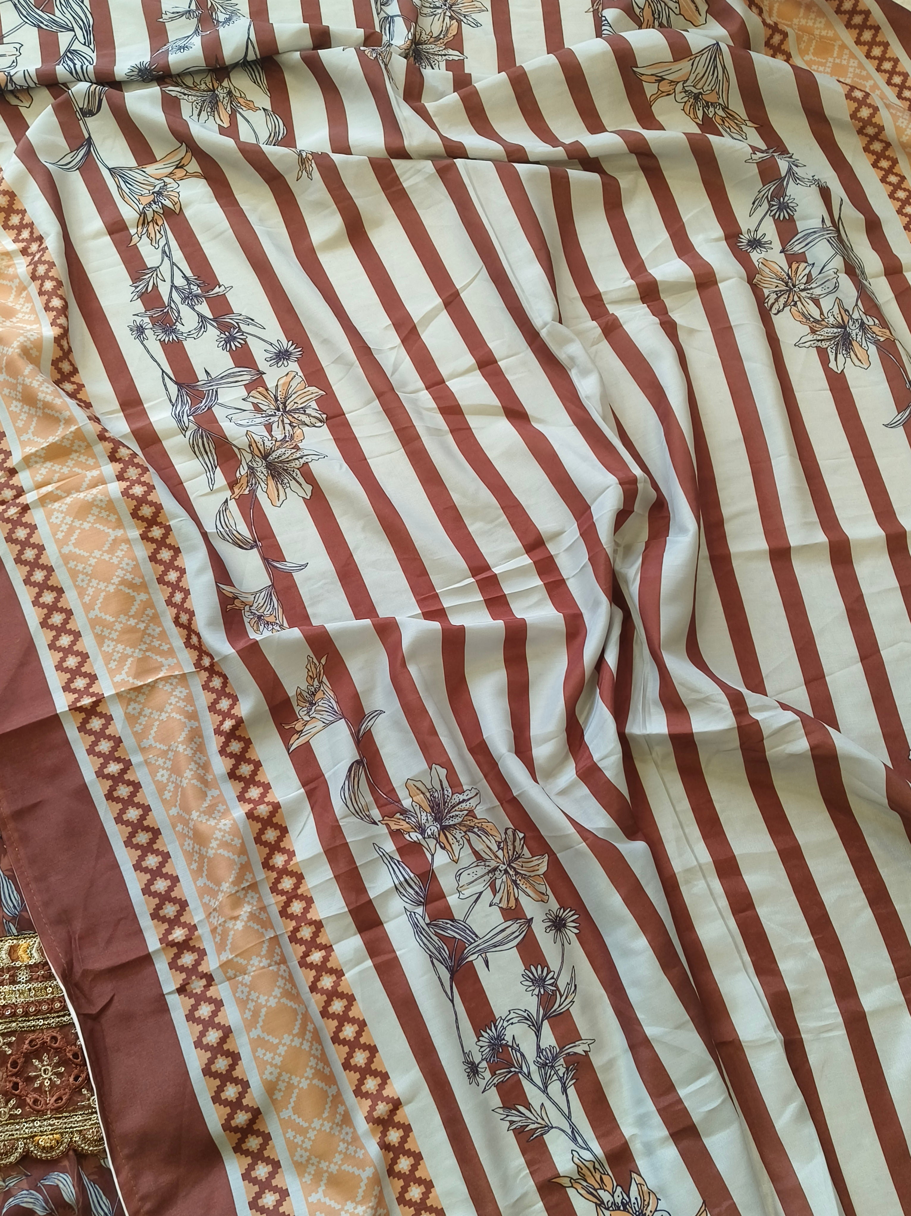 HANIA CREPE FARSHI SHALWAR SUIT 1 Q