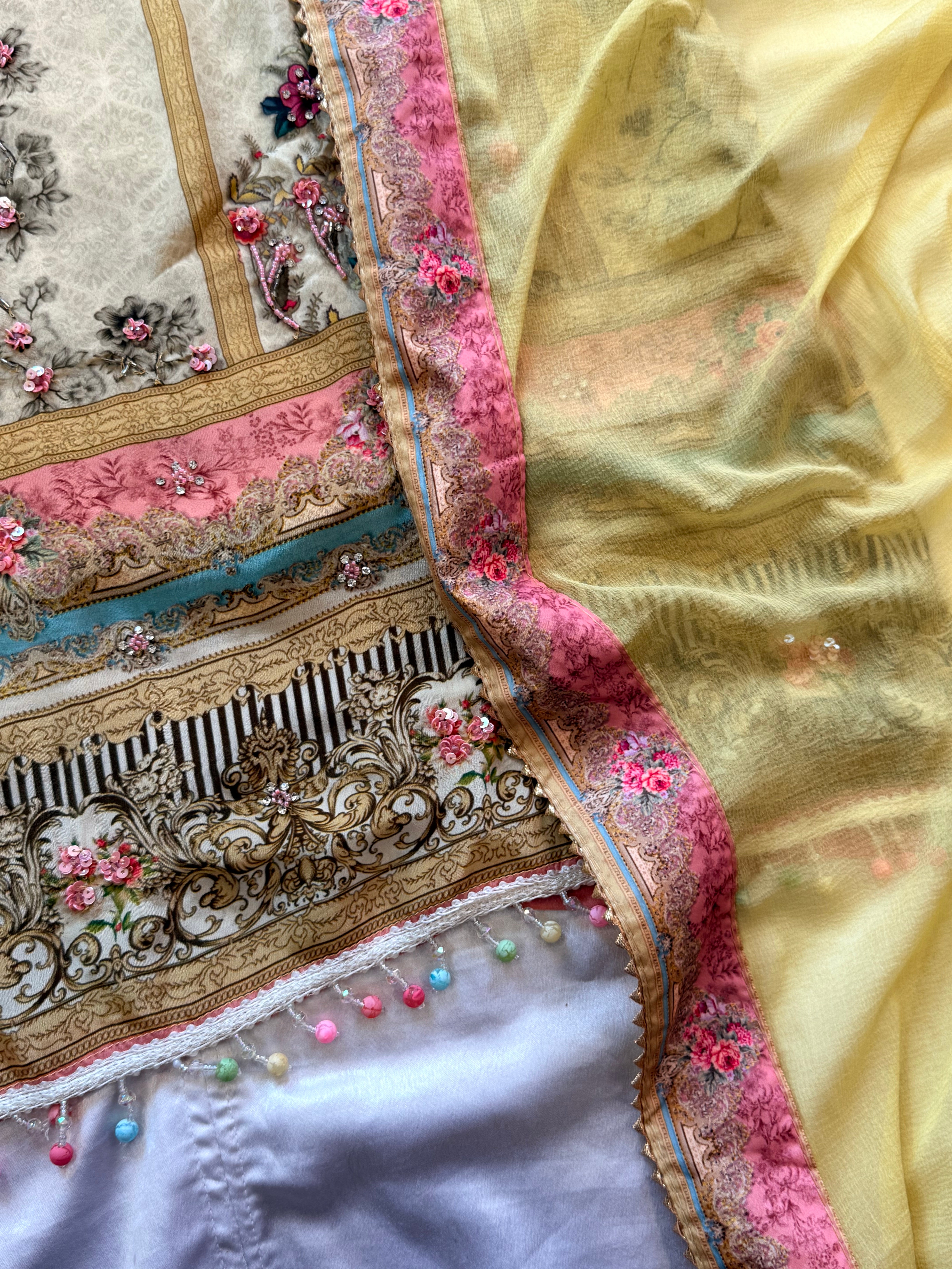 NAZAKAT CREPE READYMADE SUIT 2