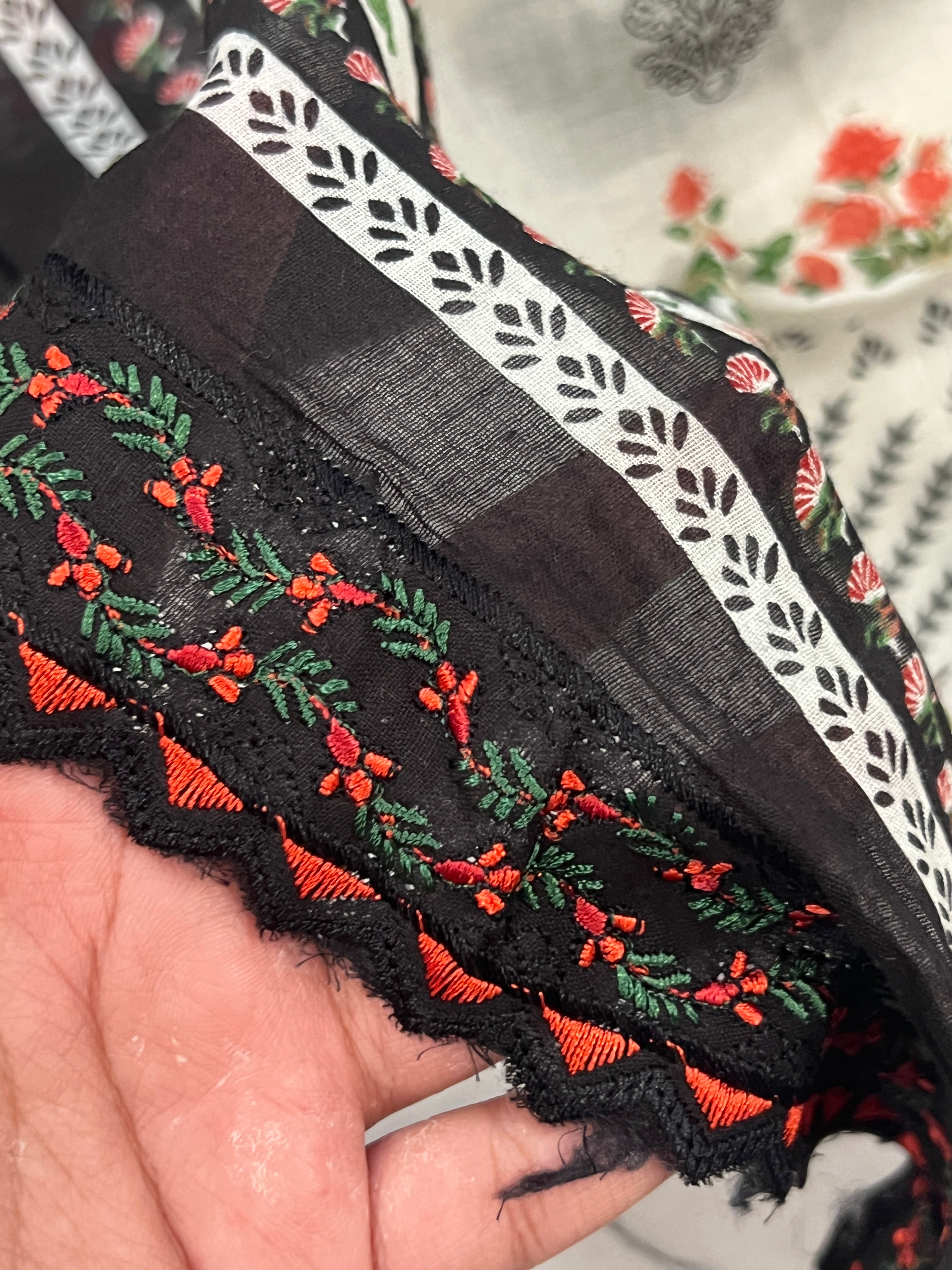 SABA BINSAEED LAWN EMBROIDERY SUIT 1