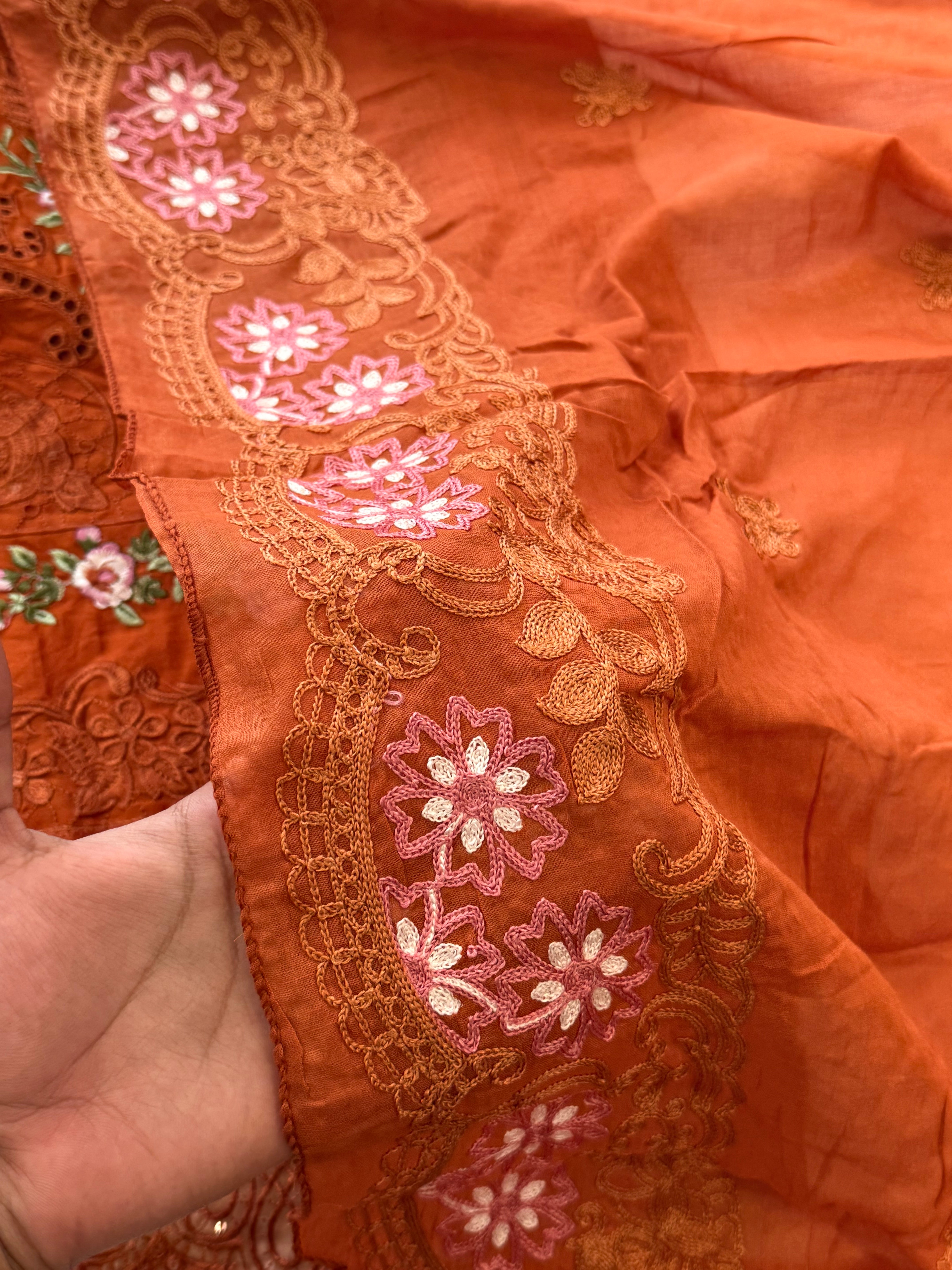 YUMNA COTTON EMBROIDERY SUIT 2 Q