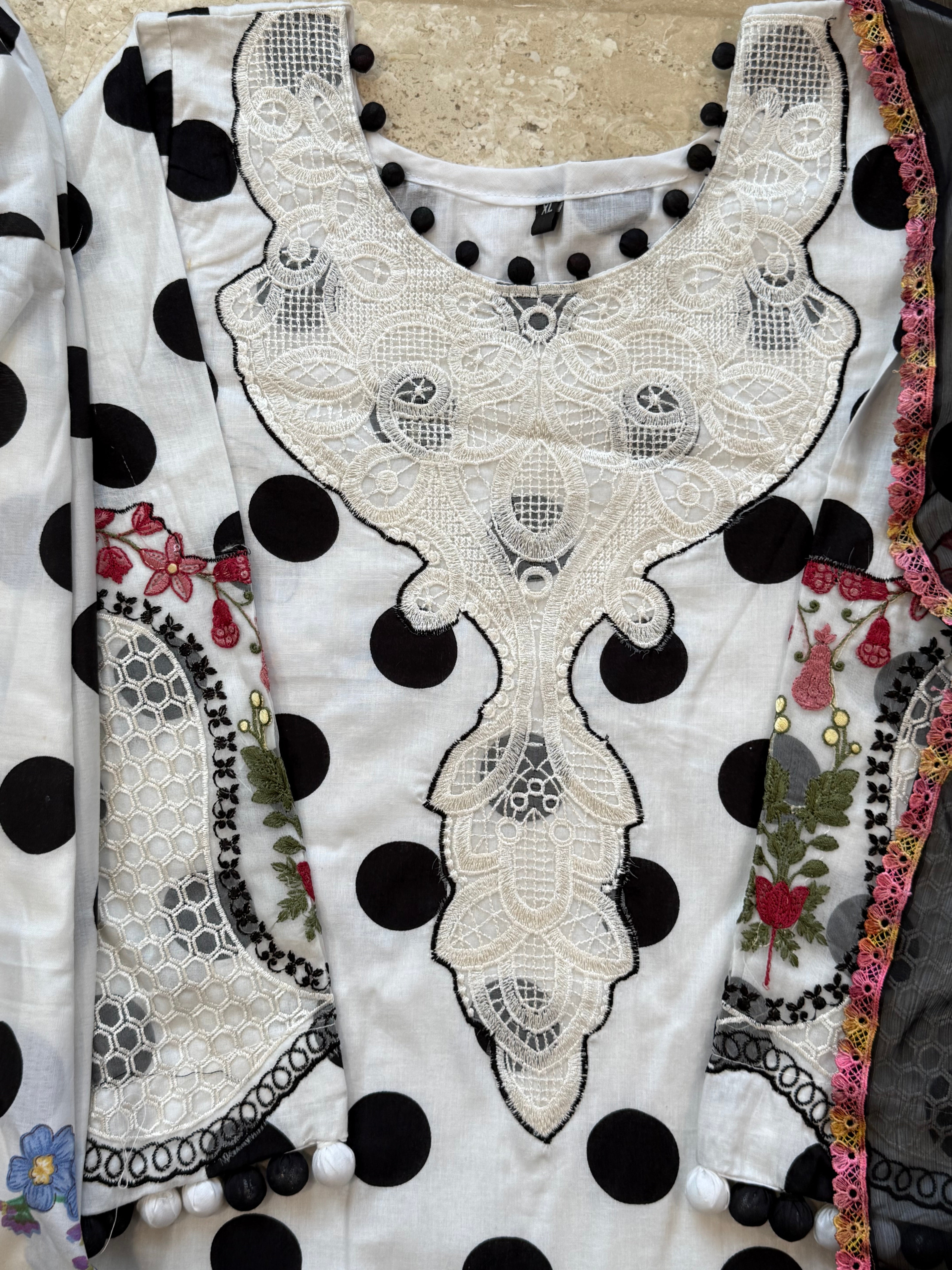 MARIA B PATCH FARSHI SHALWAR SUIT