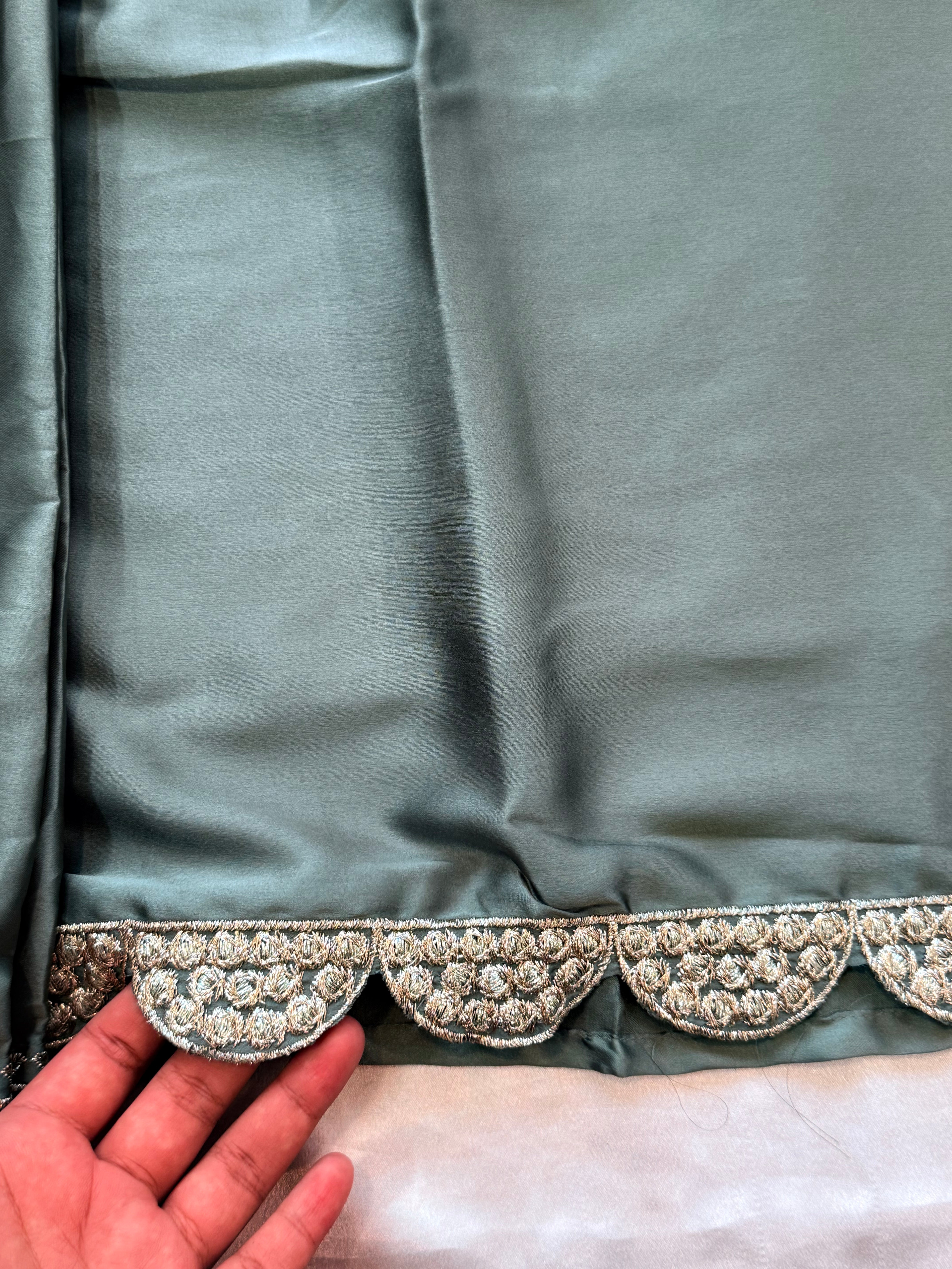 SATIN FARSHI SHALWAR SUIT 2 Q