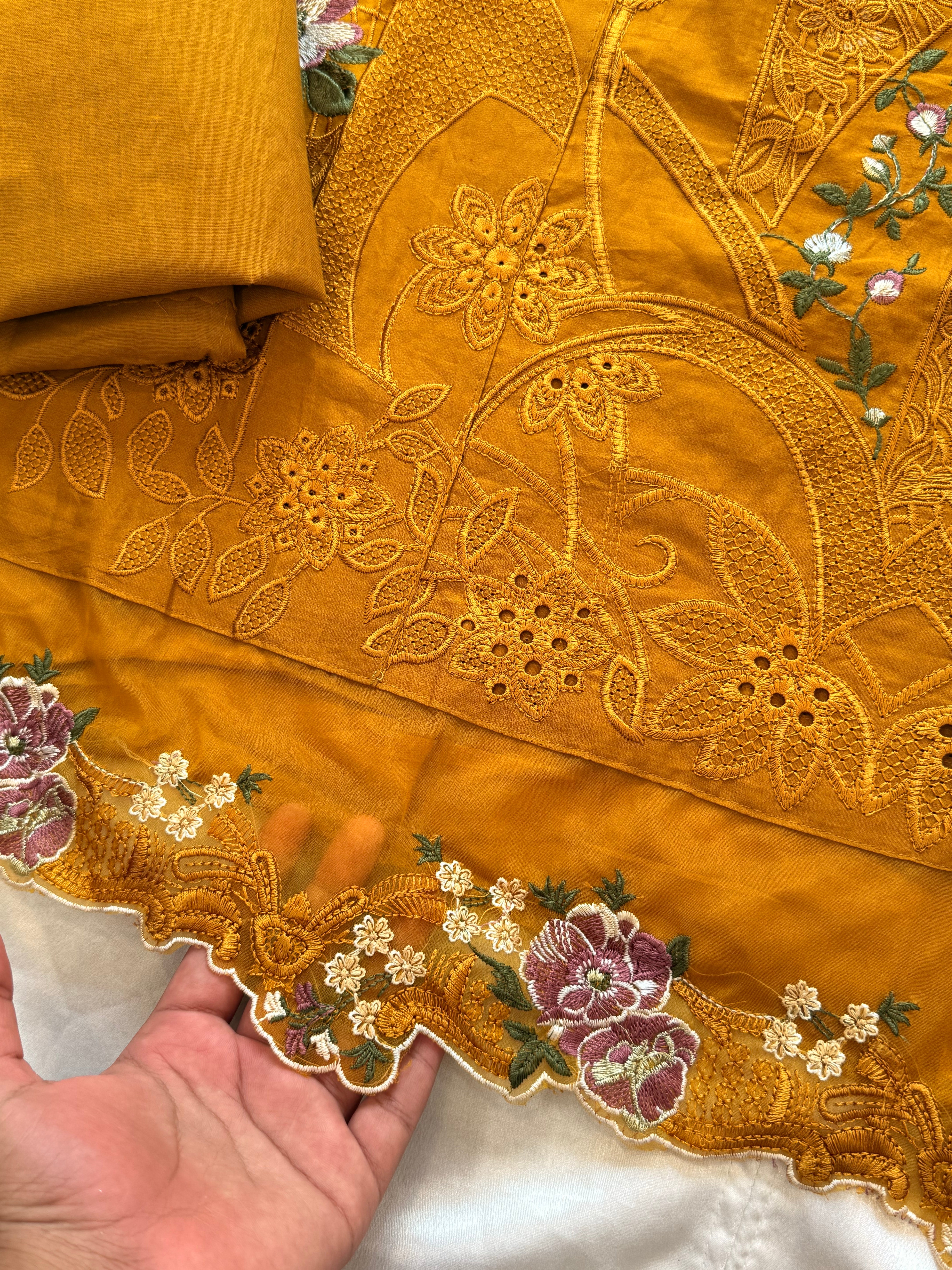 YUMNA COTTON EMBROIDERY SUIT 2 Q