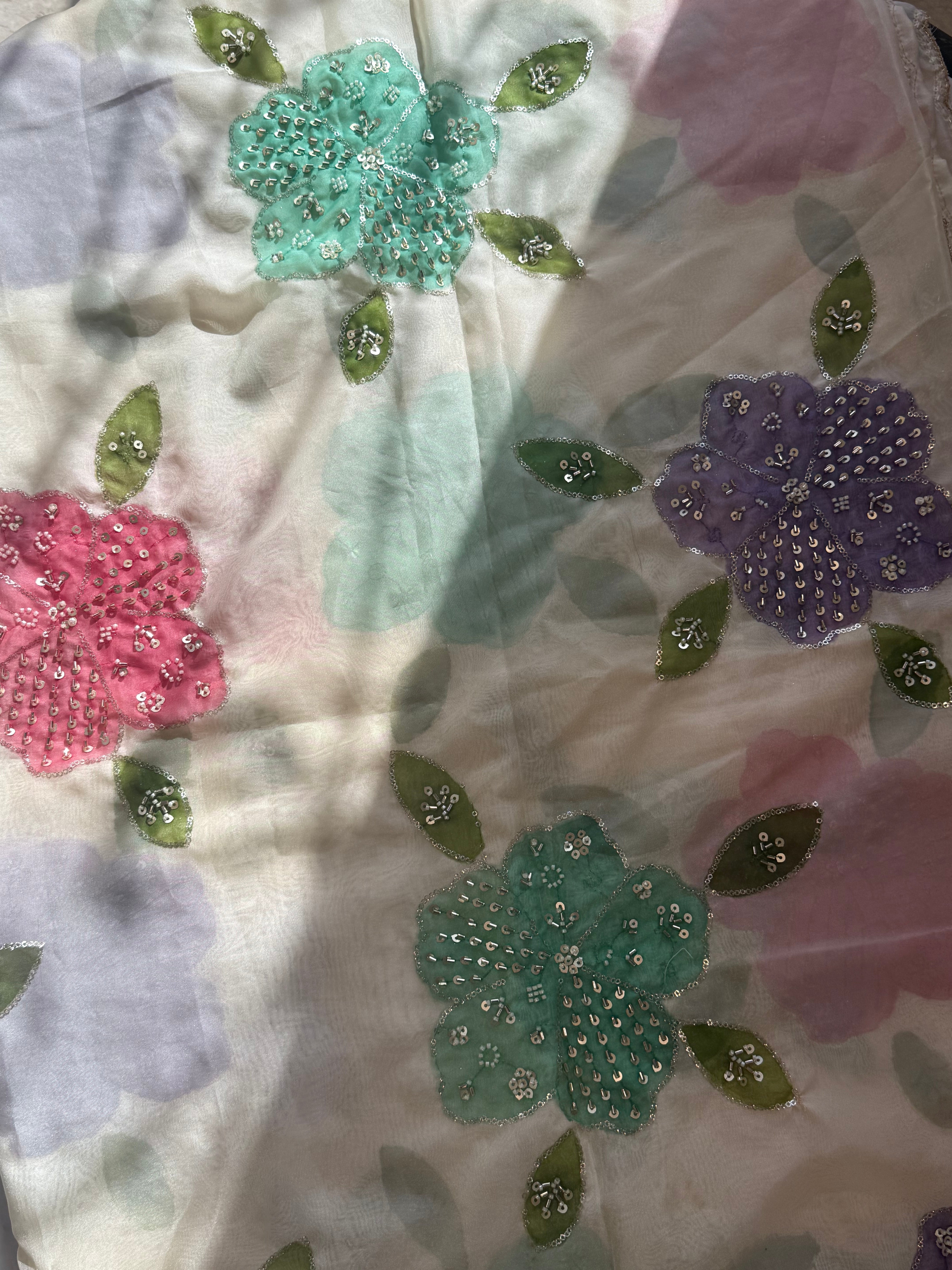 PAKISTANI FLORAL DUPATTA 5