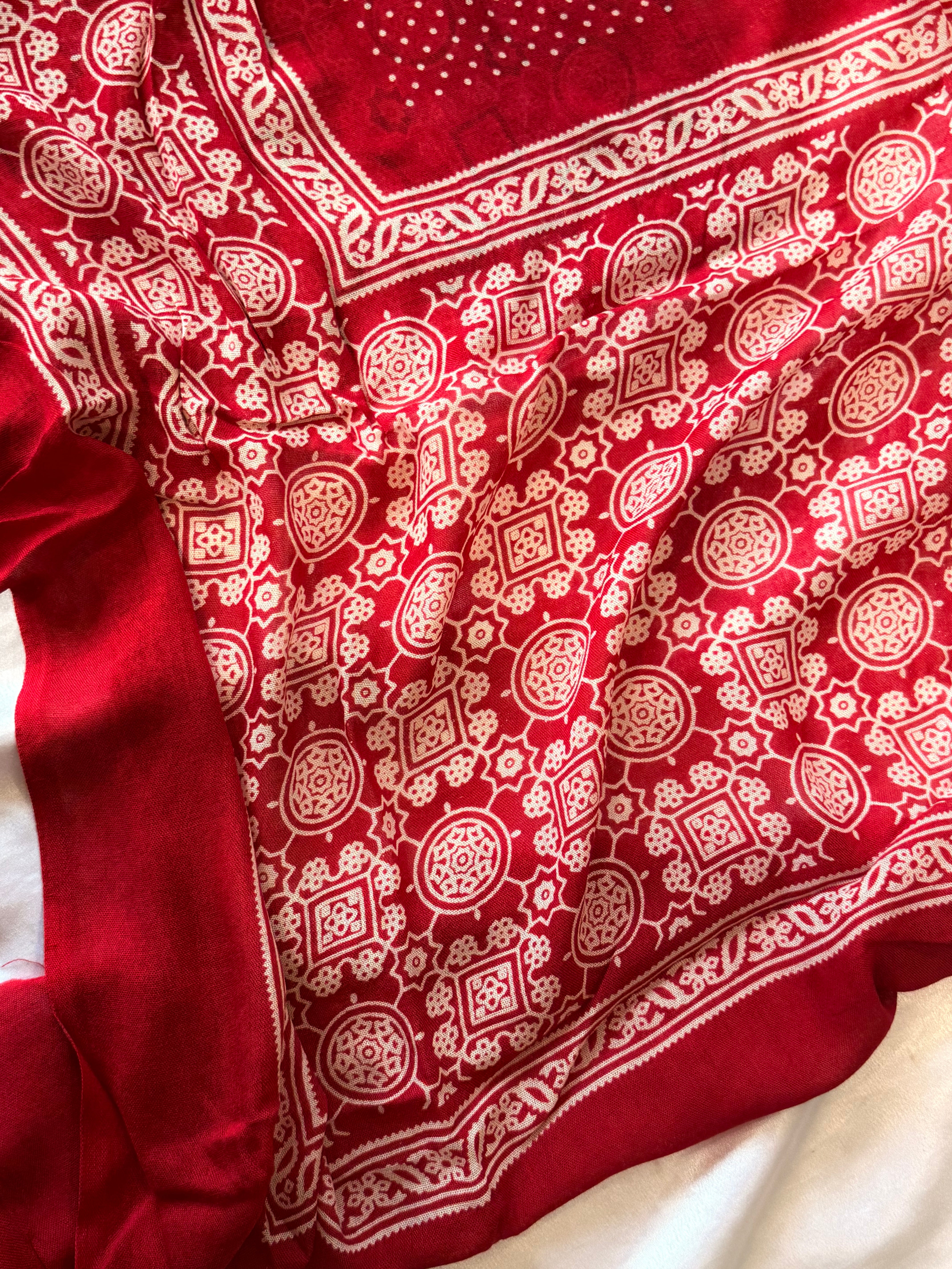 AJRAK COTTON PRINTED SUIT 4