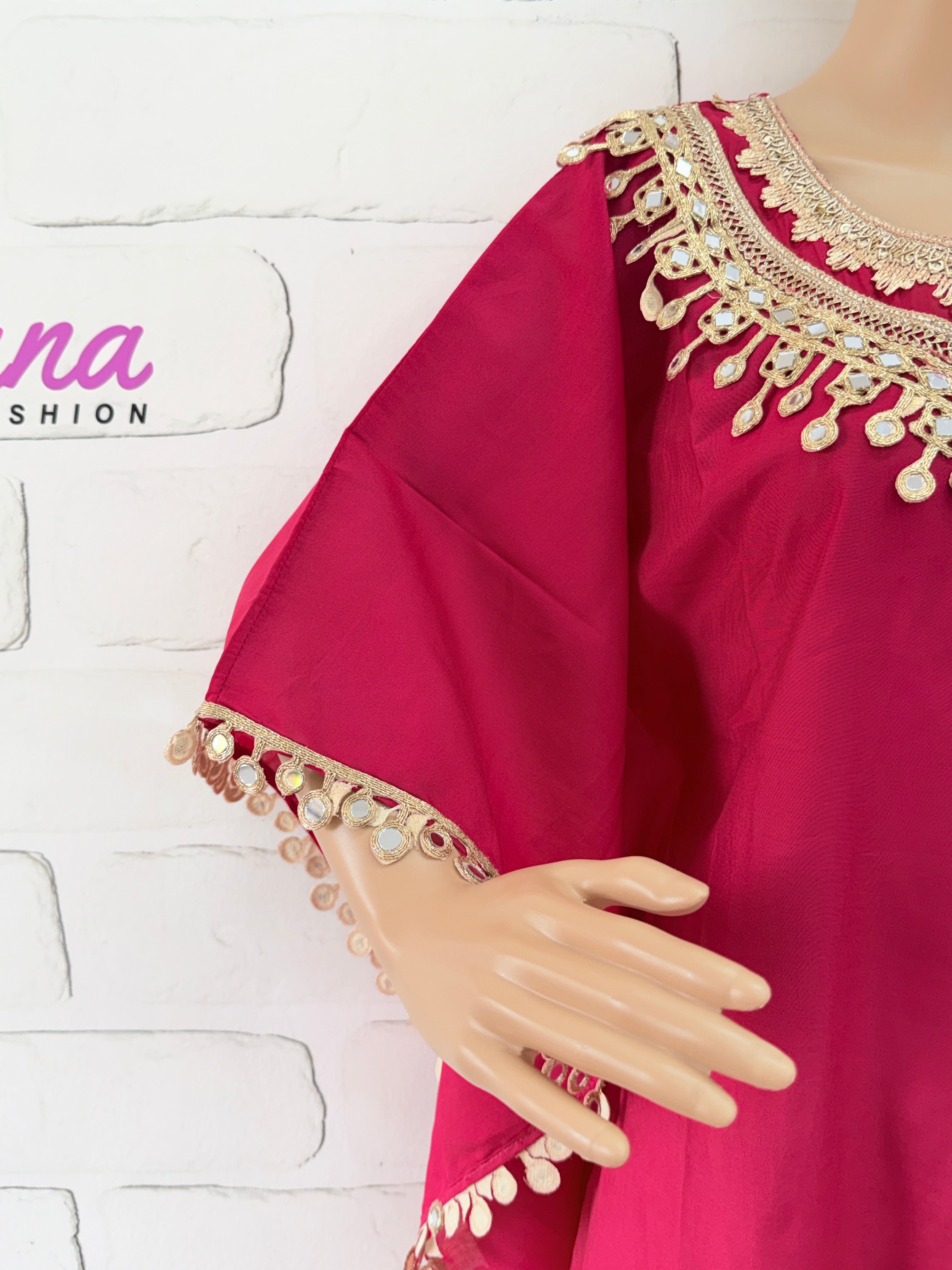 MIRROR LACE KAFTAN SUIT 3