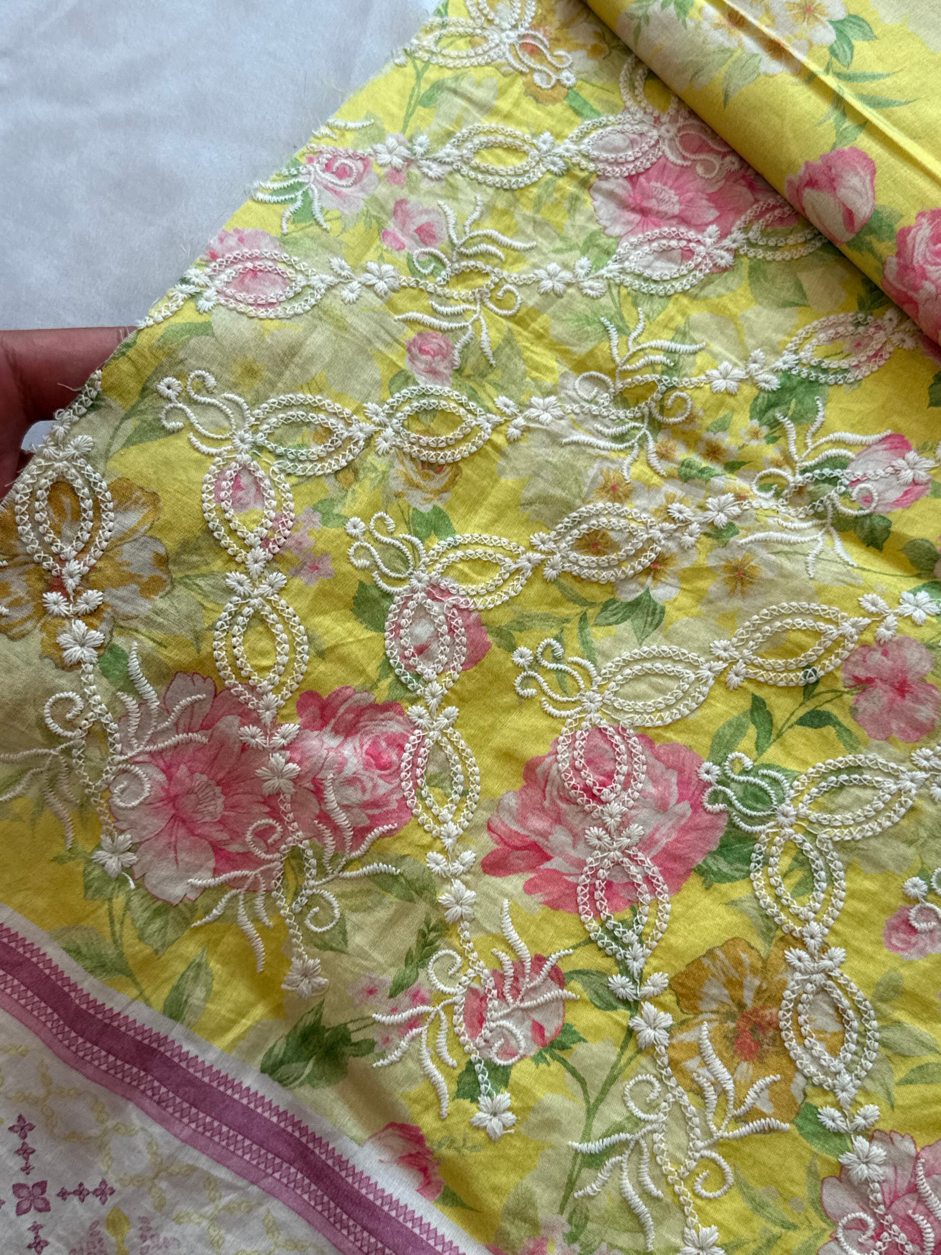 FIZA LAWN EMBROIDERY SUIT 4 Q